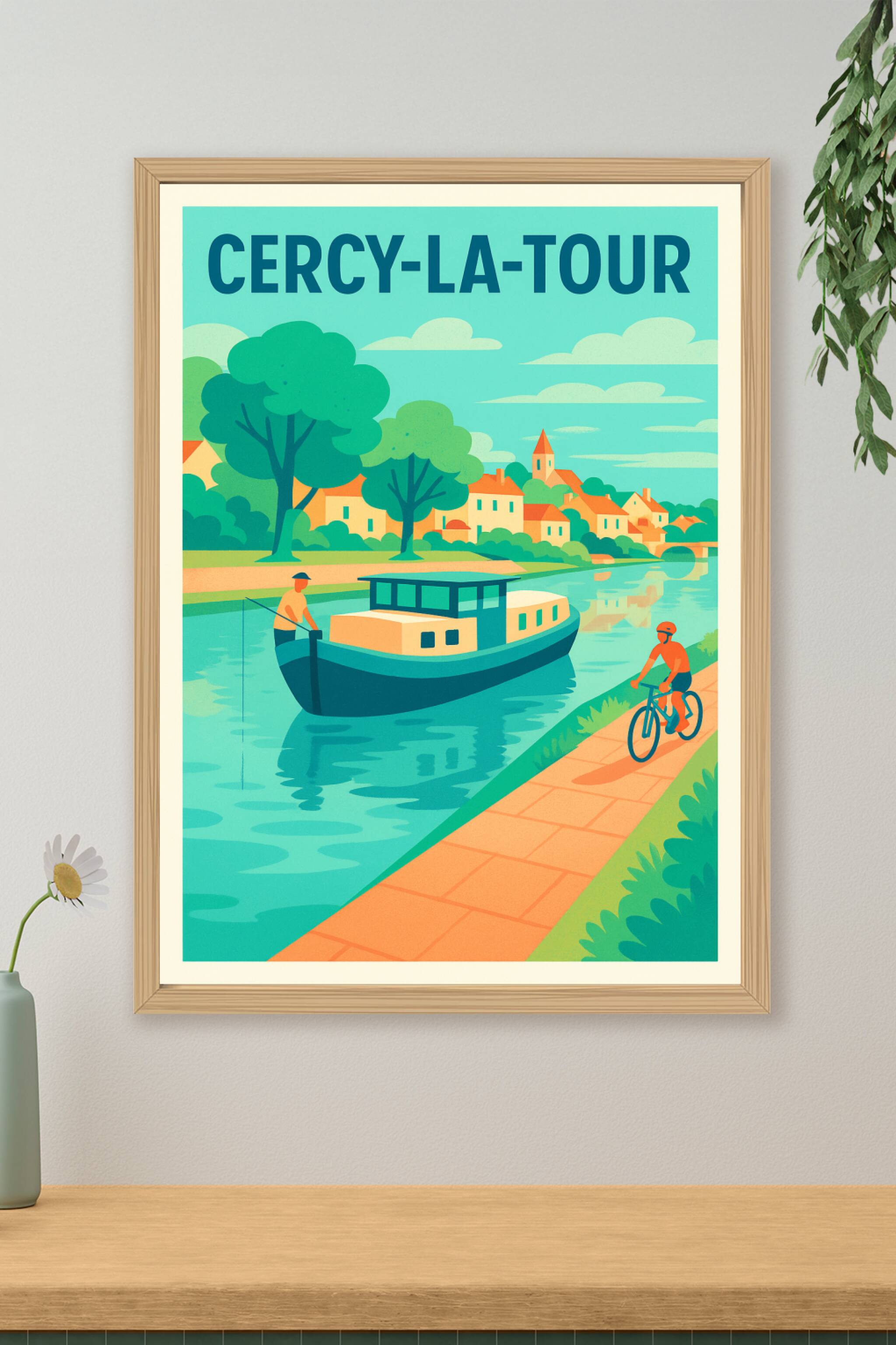 Affiche de Cercy-la-Tour - Charme paisible au fil de l’eau