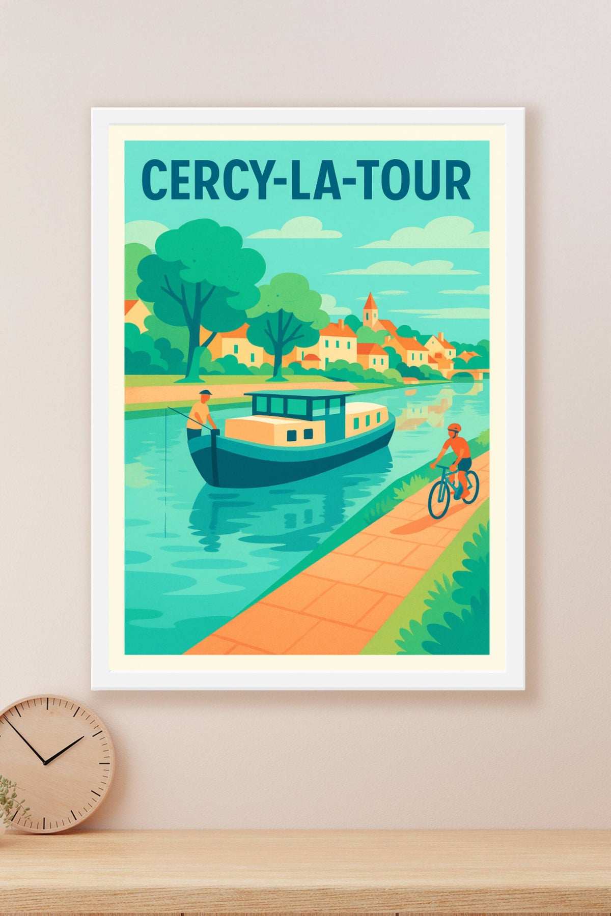Affiche de Cercy-la-Tour - Charme paisible au fil de l’eau