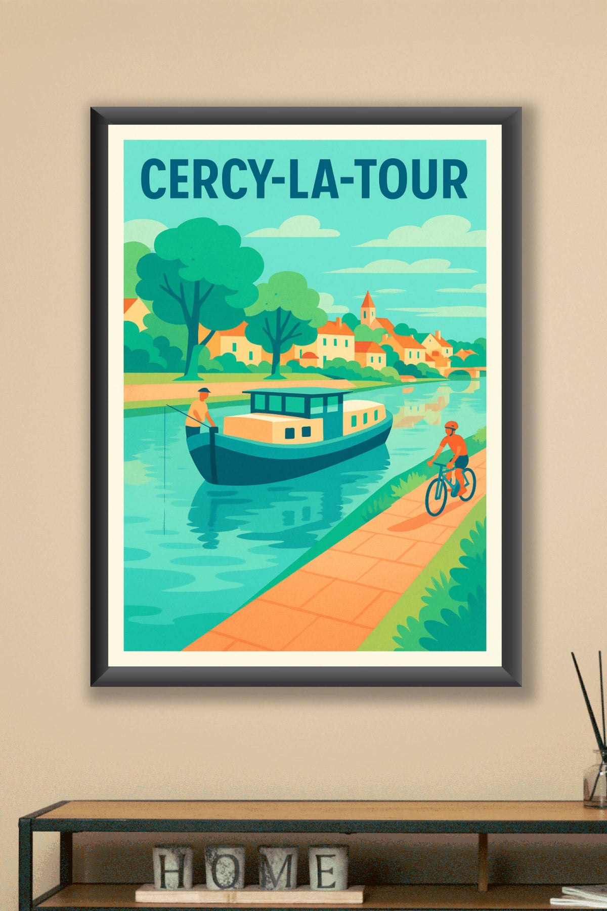 Affiche de Cercy-la-Tour - Charme paisible au fil de l’eau