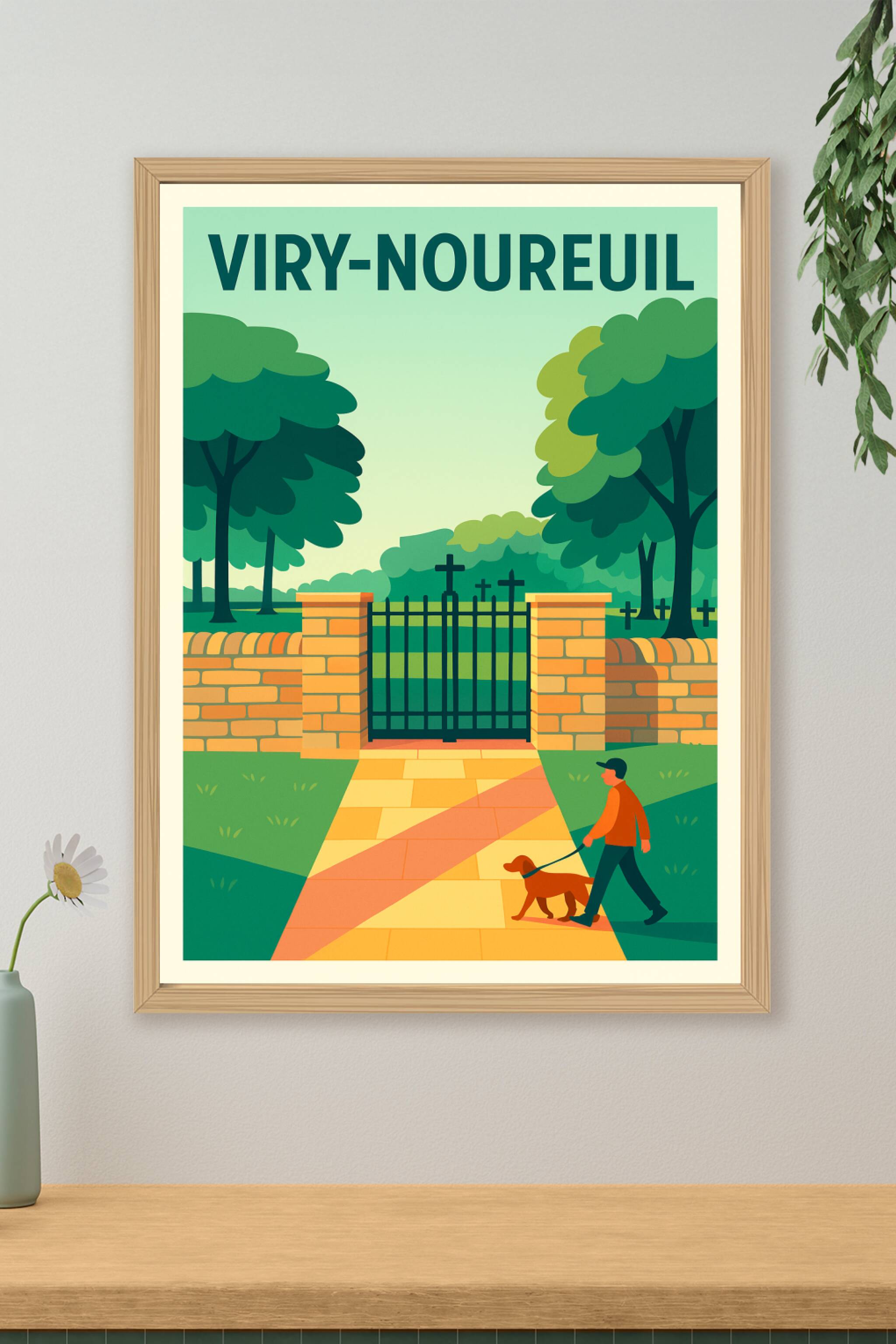 Affiche de Viry-Noureuil - Promenade paisible au cœur de la nature