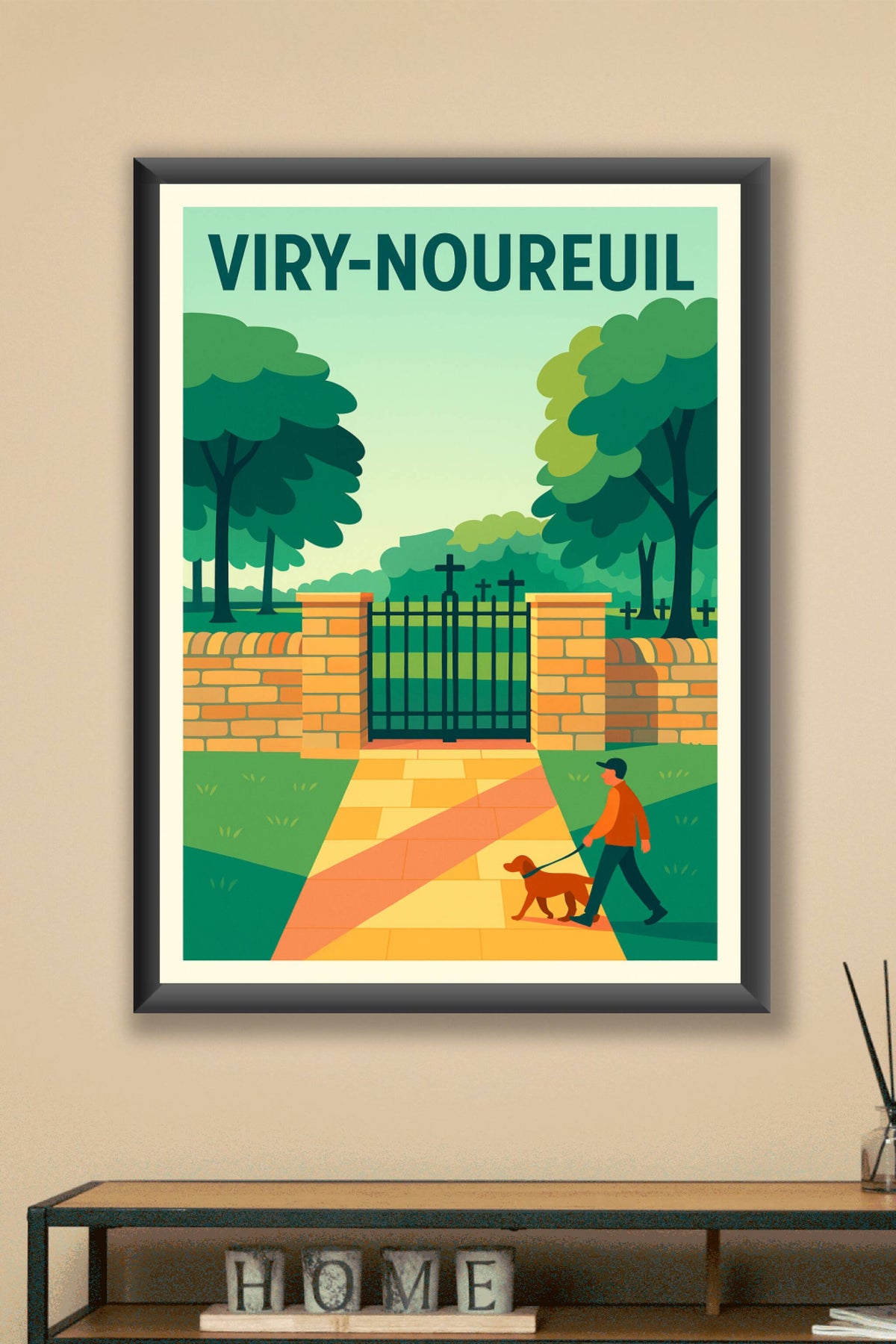 Affiche de Viry-Noureuil - Promenade paisible au cœur de la nature