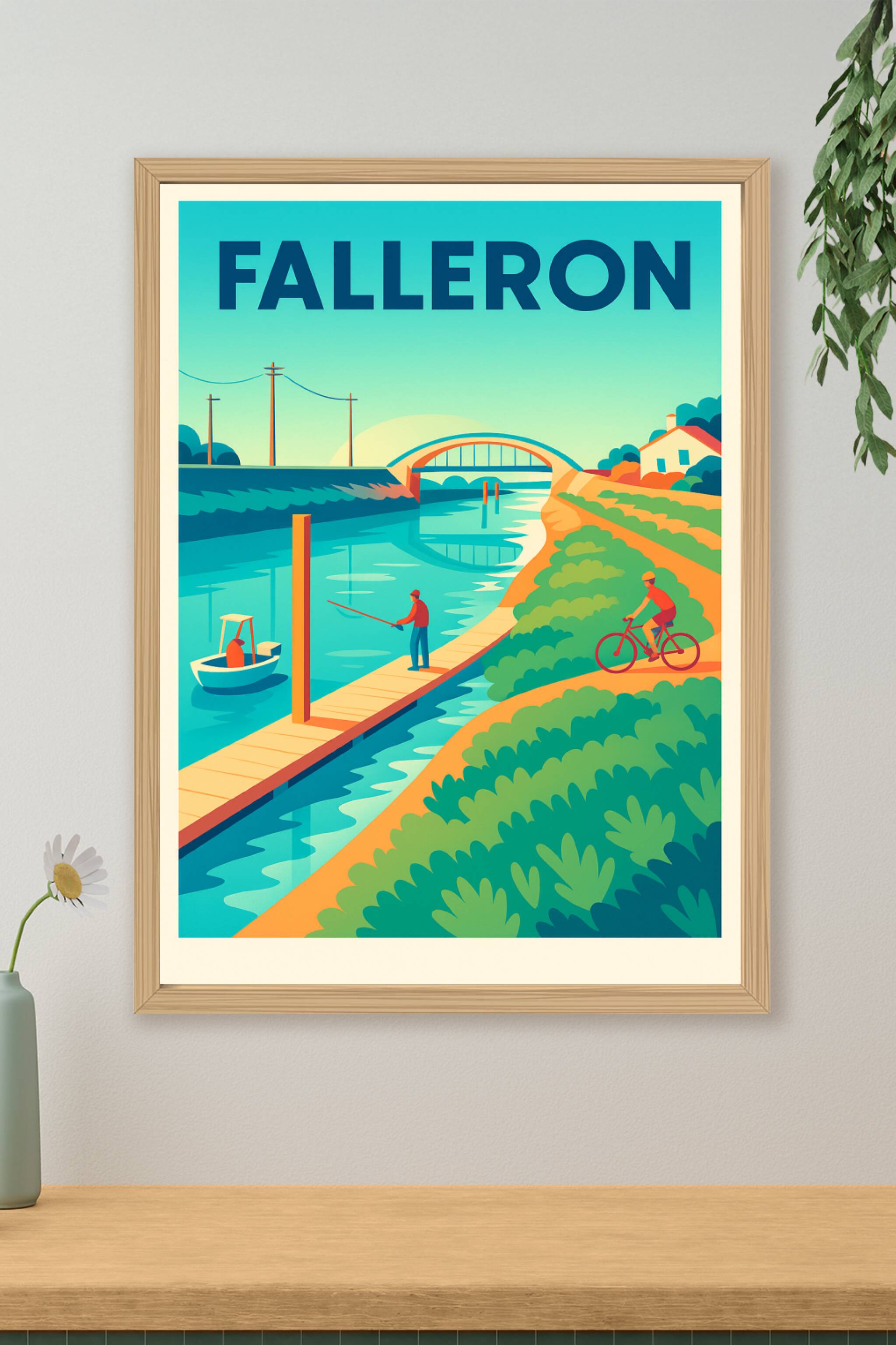 Affiche de Falleron - Entre nature et sérénité au fil de l'eau