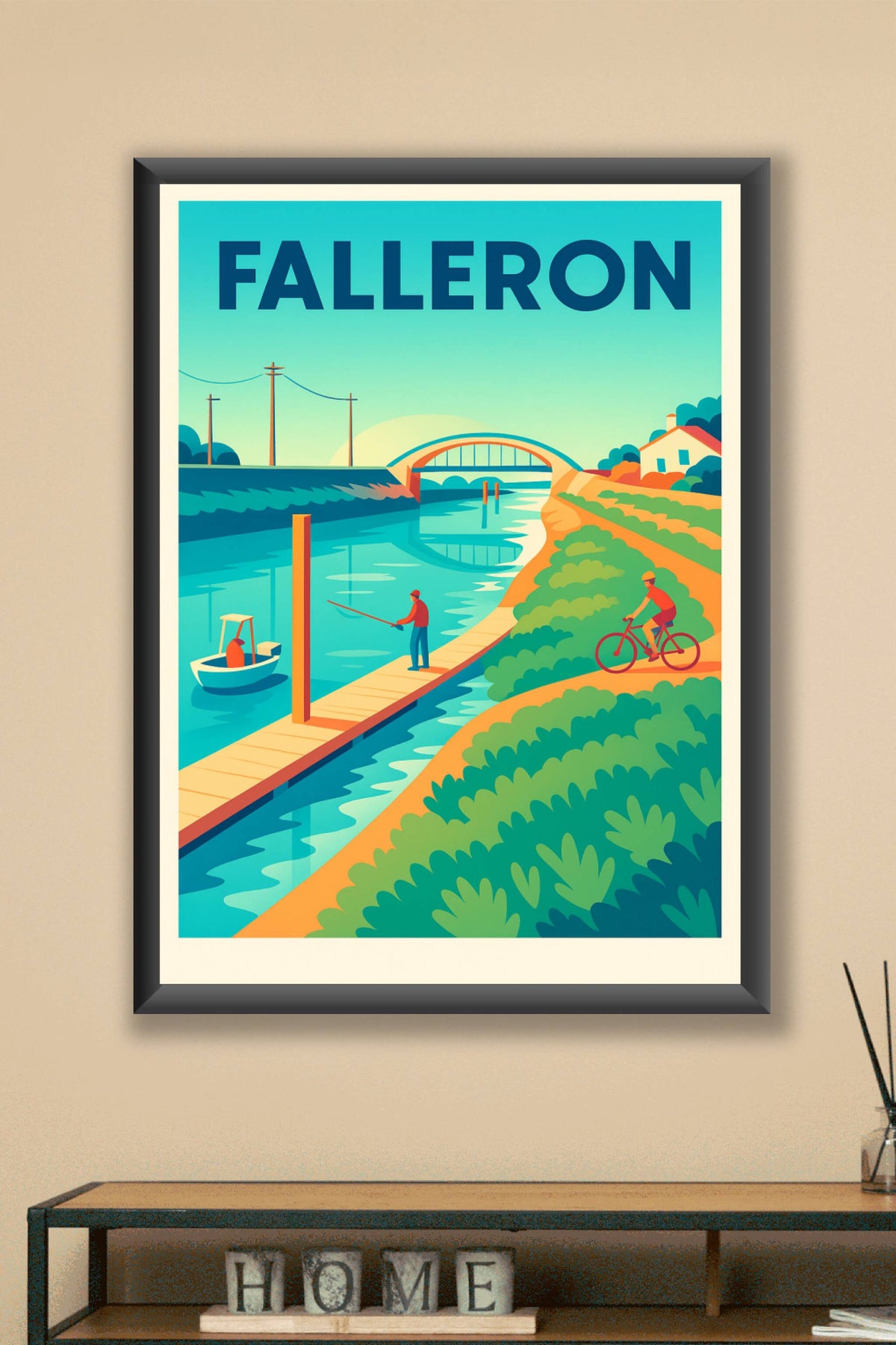 Affiche de Falleron - Entre nature et sérénité au fil de l'eau