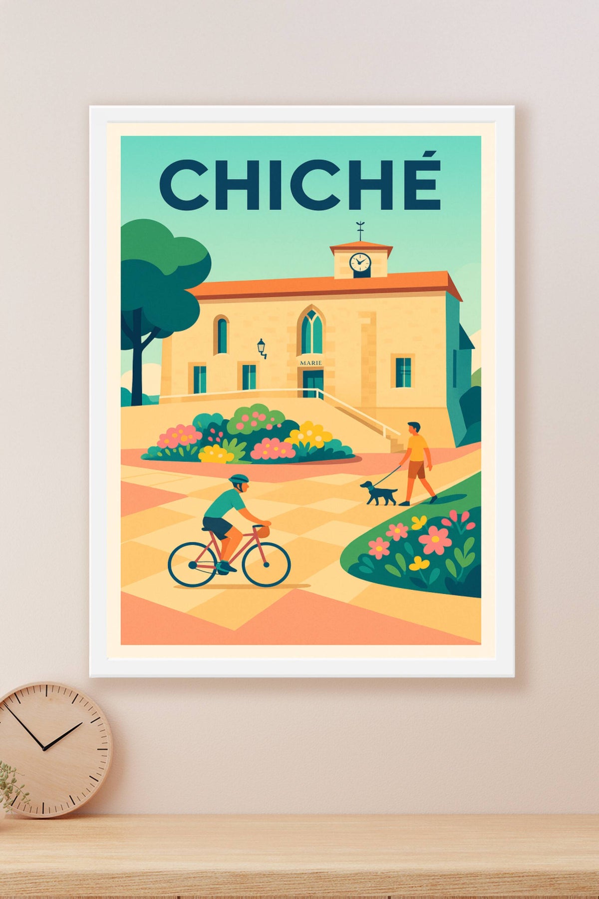 Affiche de Chiché - Un coin de quiétude et douceur de vivre