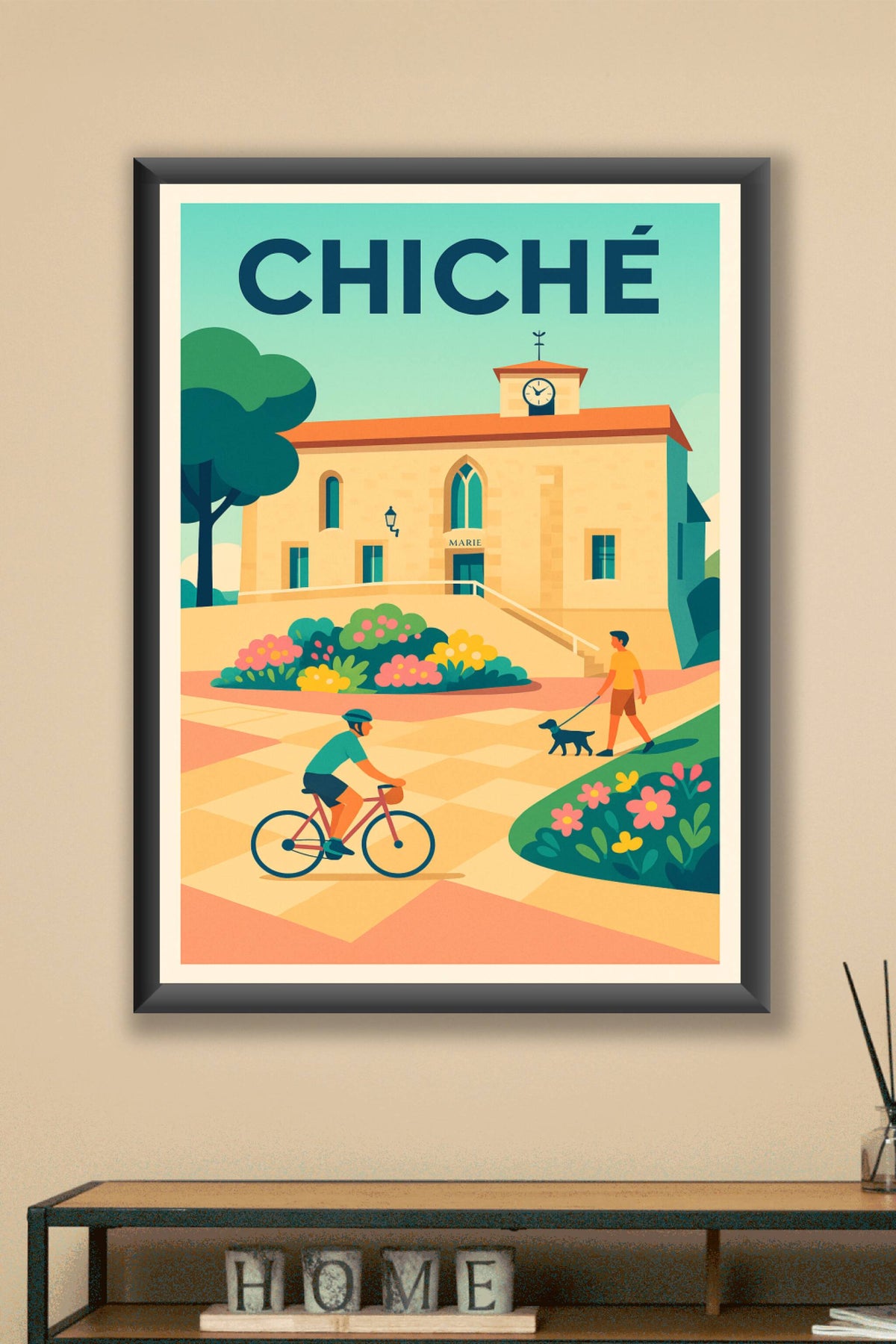 Affiche de Chiché - Un coin de quiétude et douceur de vivre