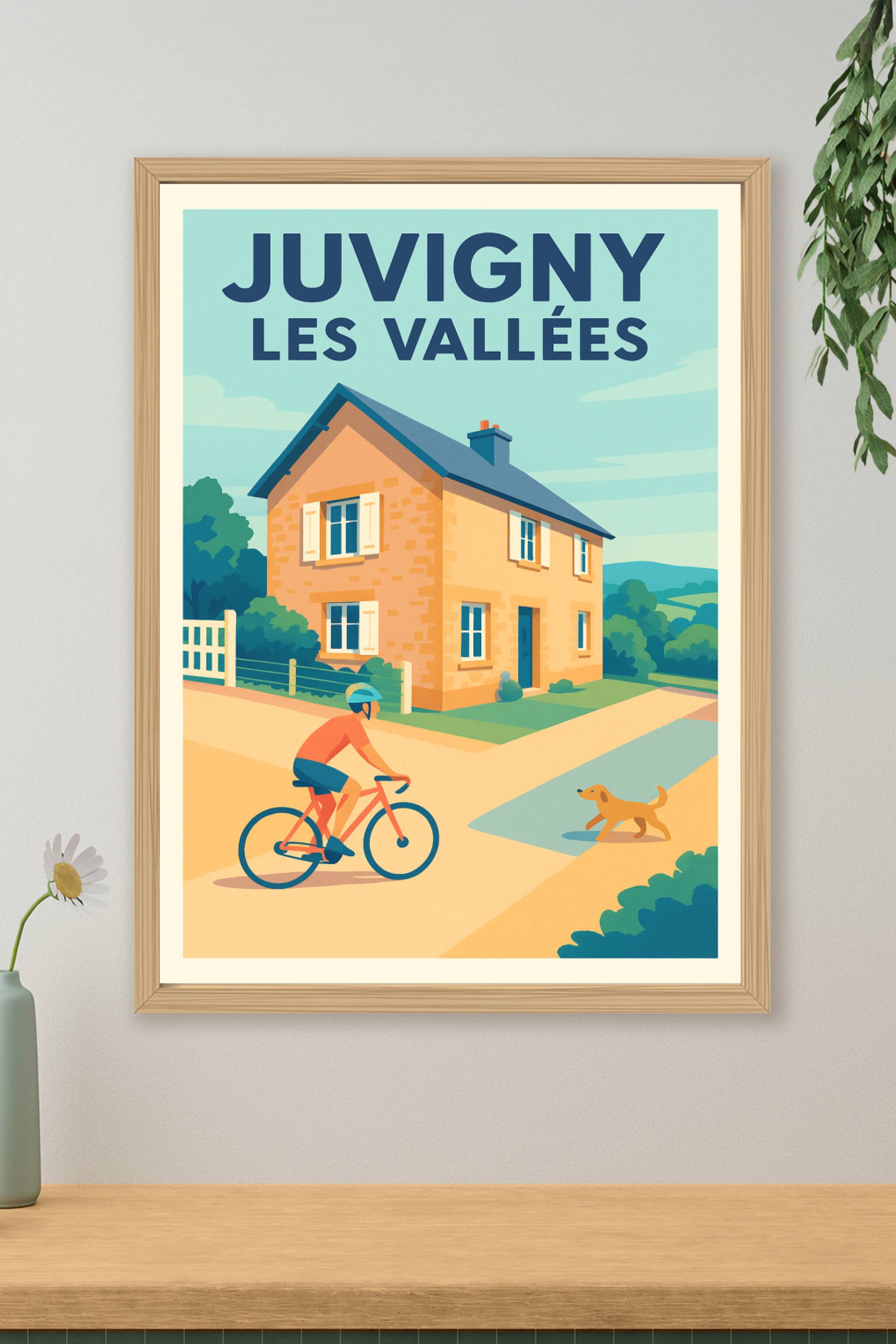 Affiche de Juvigny les Vallées - Vie paisible au cœur de la nature