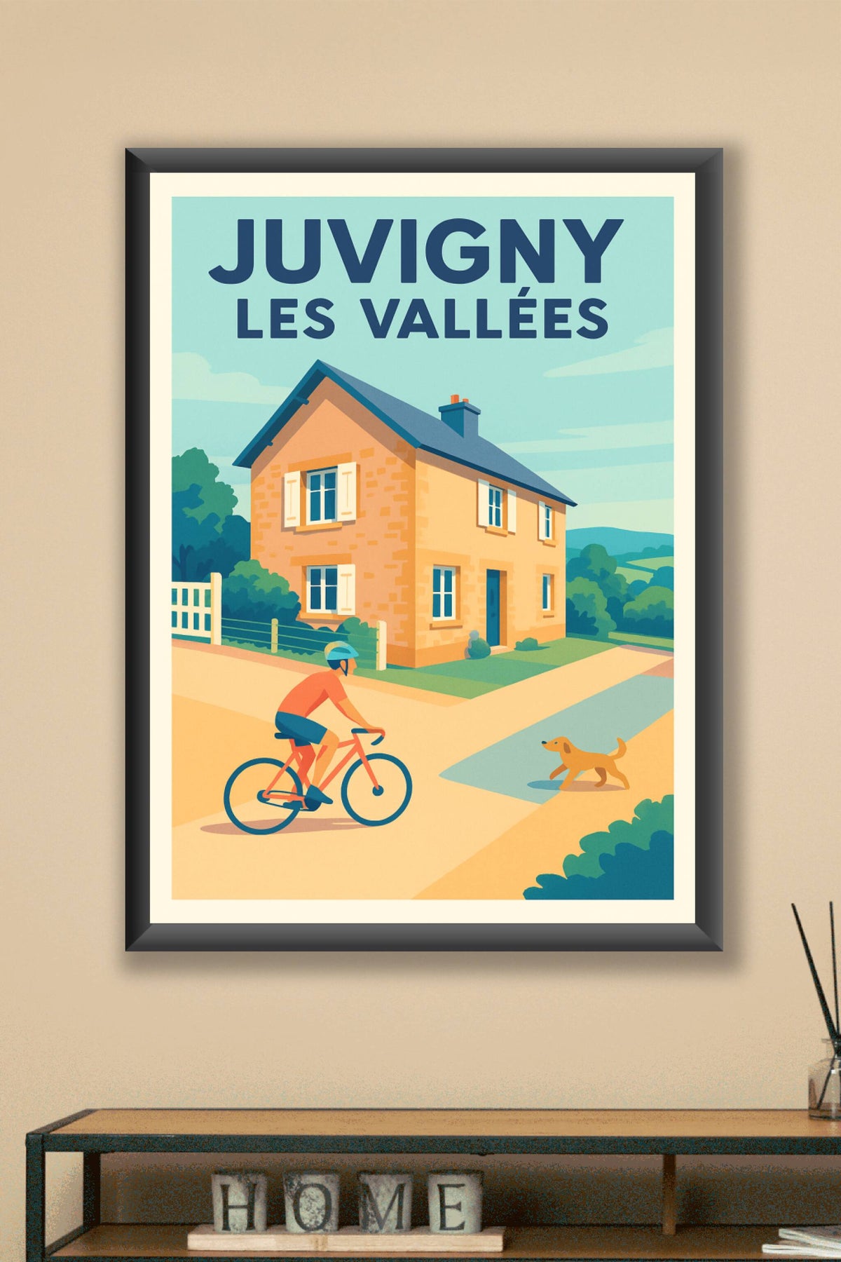 Affiche de Juvigny les Vallées - Vie paisible au cœur de la nature