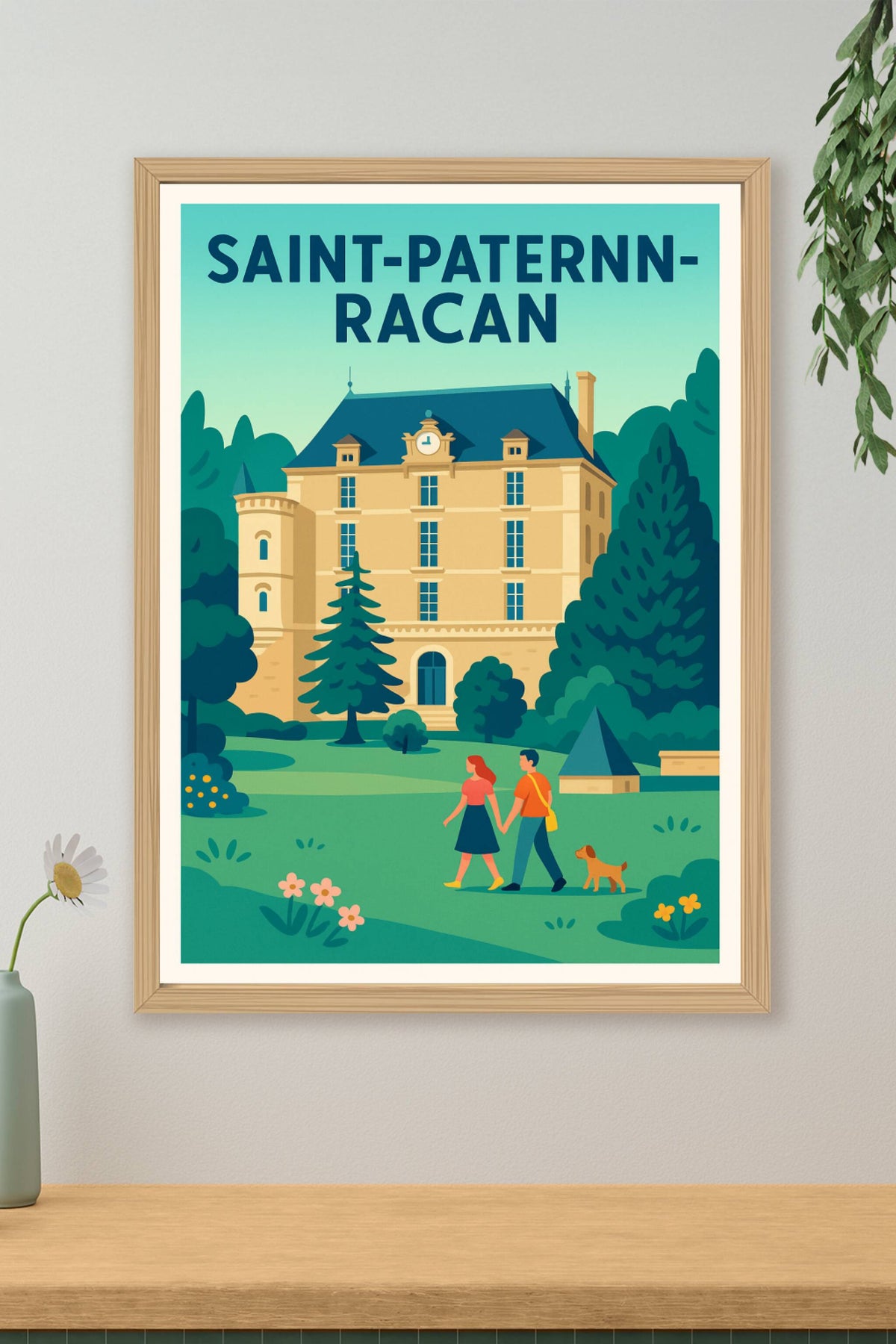 Affiche de Saint-Paterne-Racan - Charme et nature en harmonie