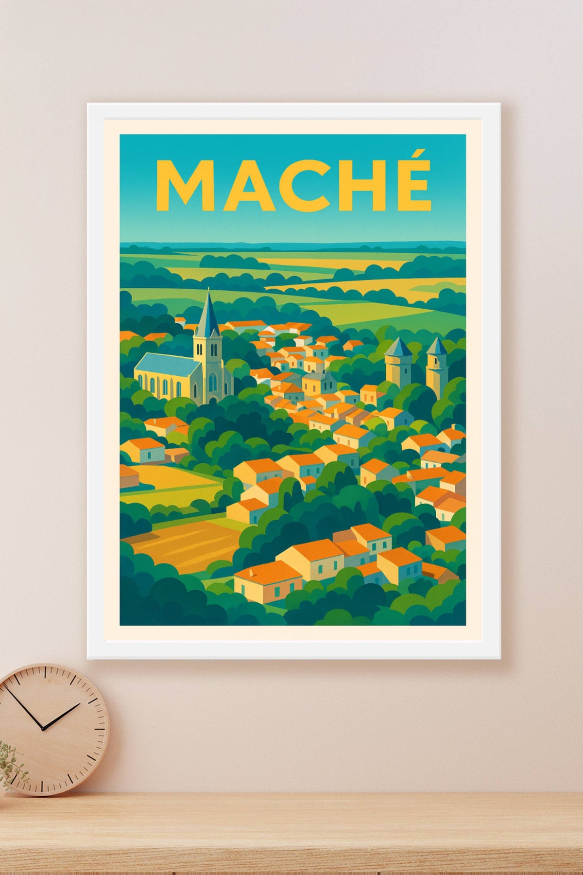 Affiche de Maché - Charme et douceur de la campagne vendéenne