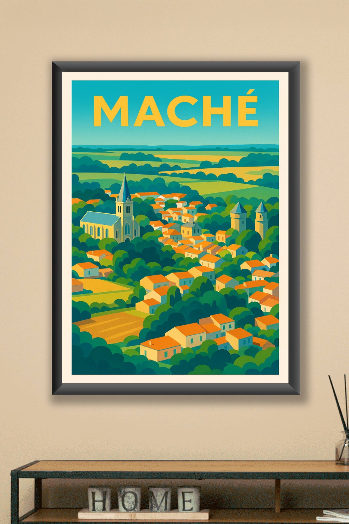 Affiche de Maché - Charme et douceur de la campagne vendéenne