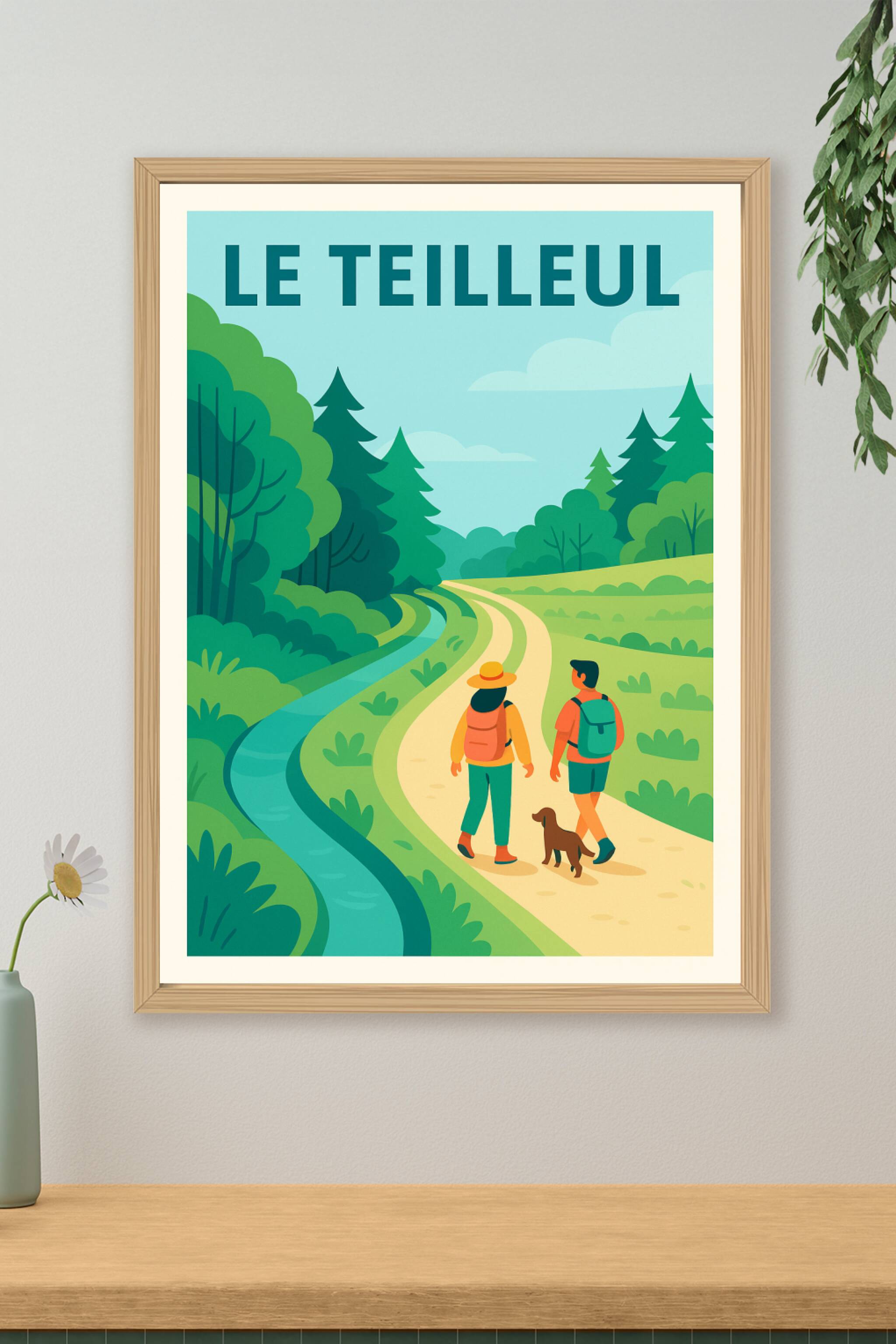 Affiche de Le Teilleul - Promenade nature au cœur de la verdure