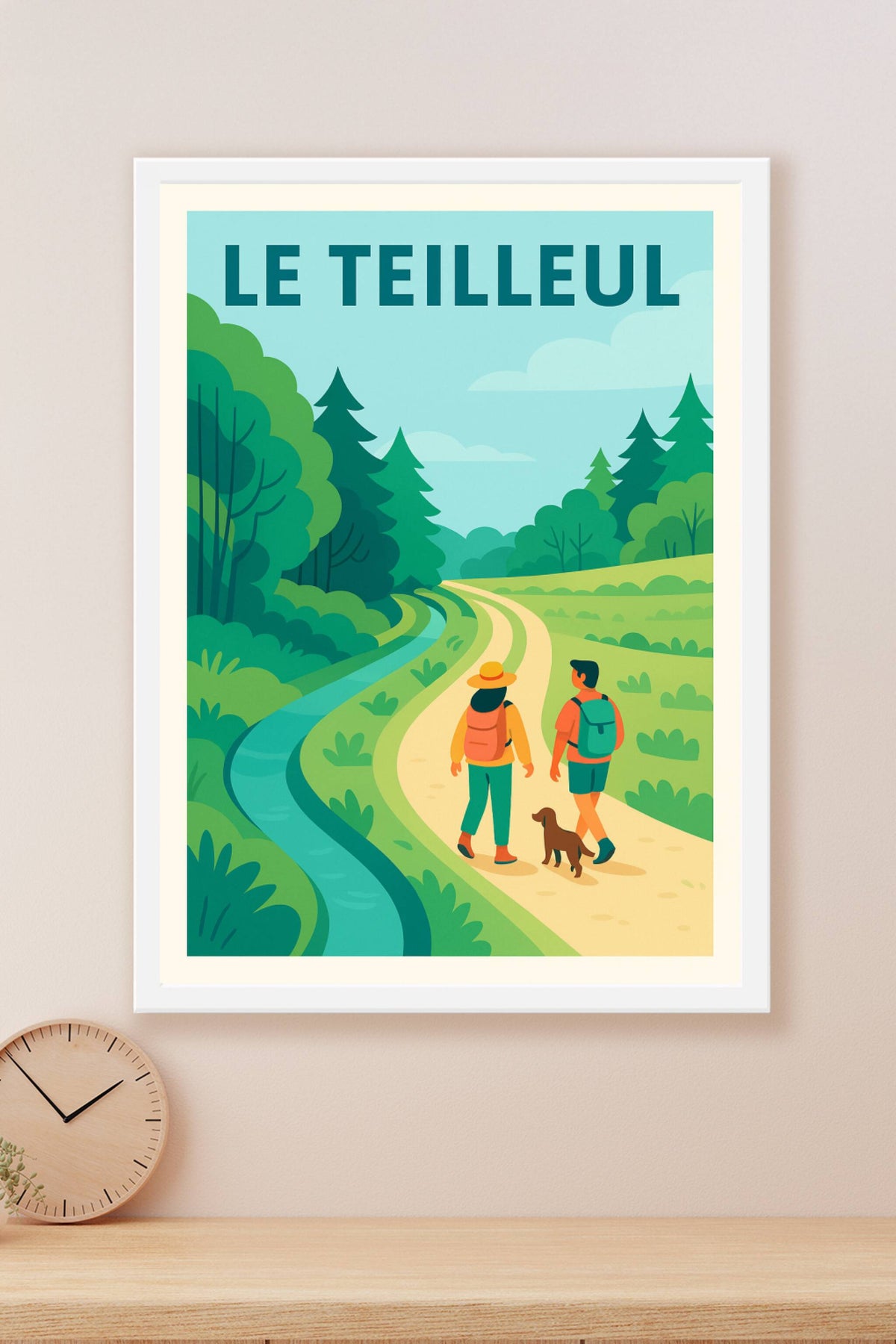 Affiche de Le Teilleul - Promenade nature au cœur de la verdure