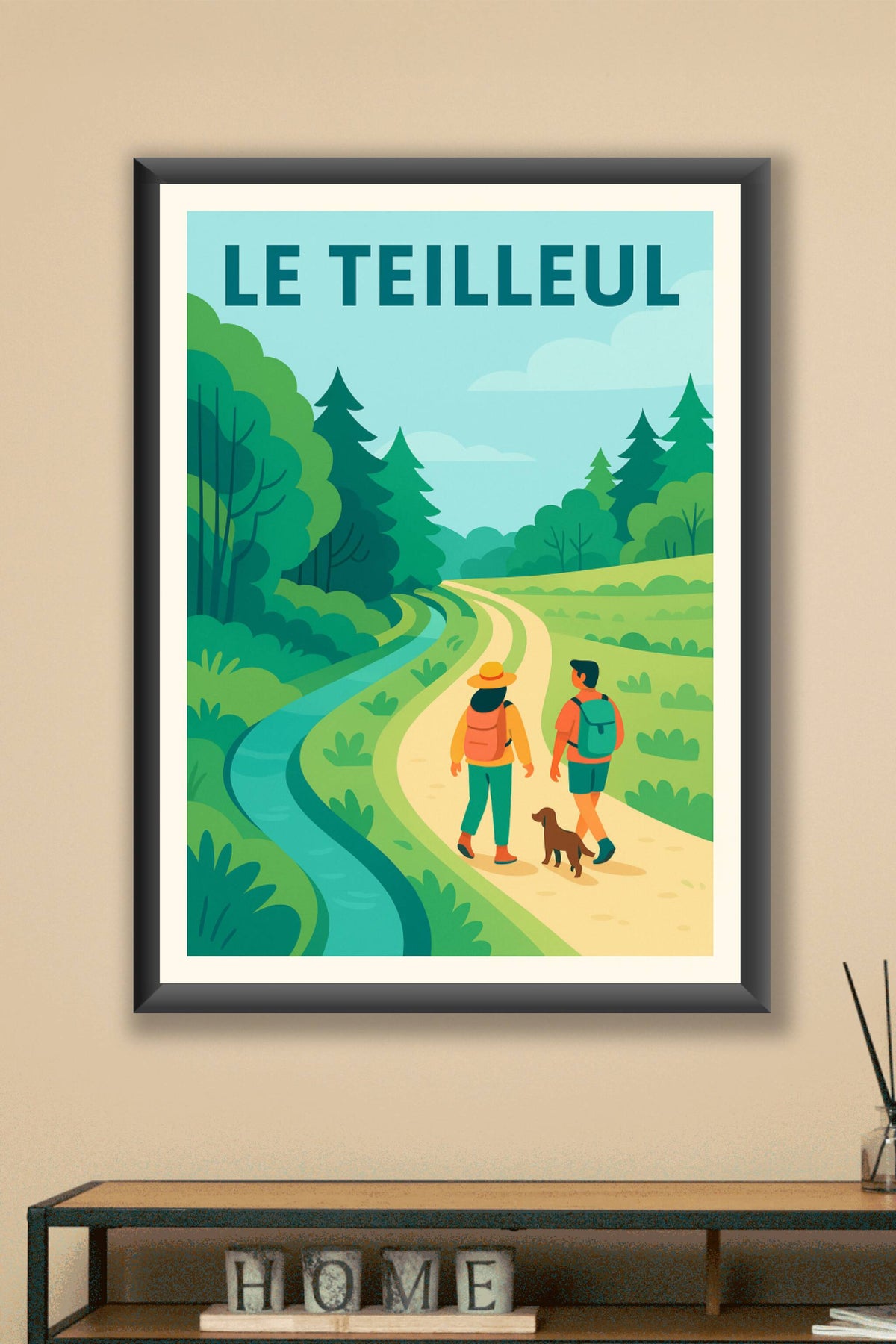 Affiche de Le Teilleul - Promenade nature au cœur de la verdure