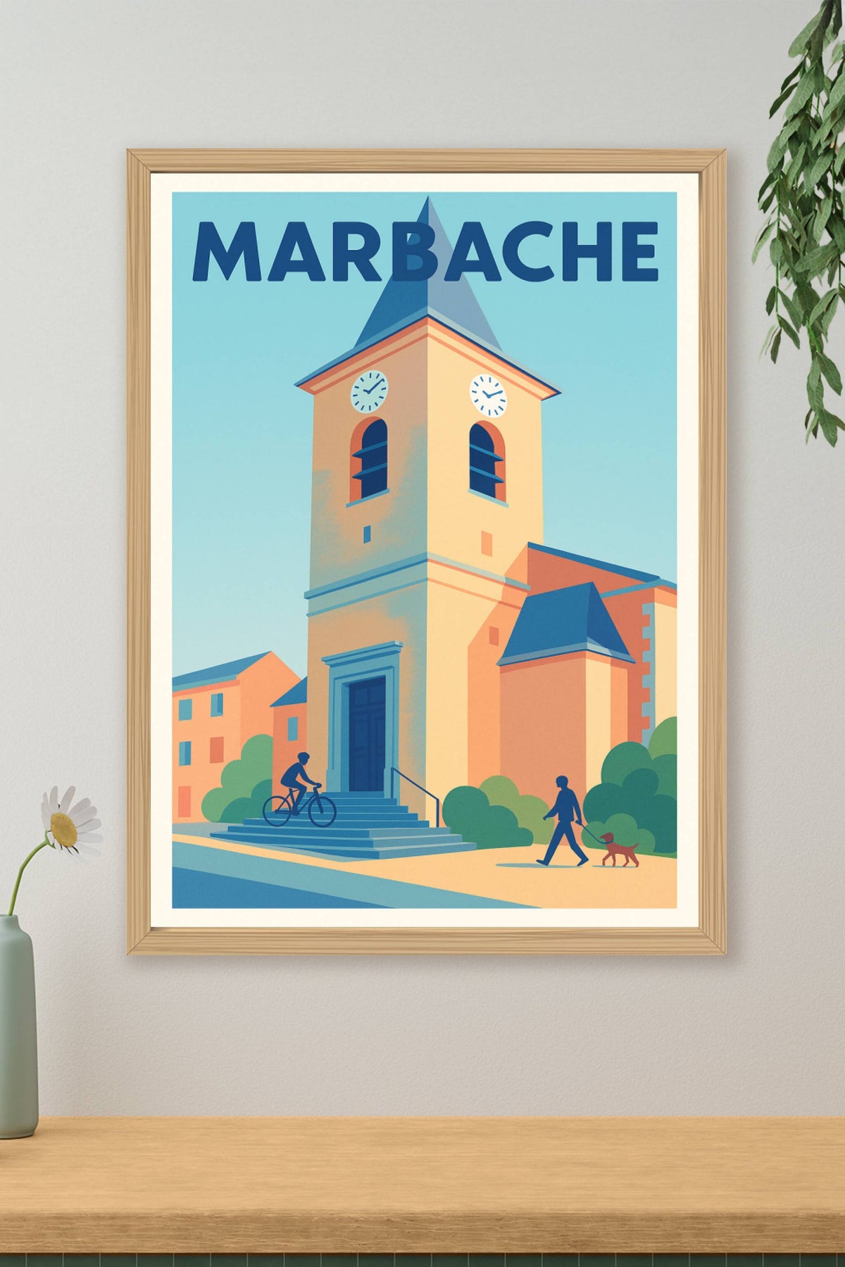 Affiche de Marbache - Tranquillité au cœur de la Lorraine