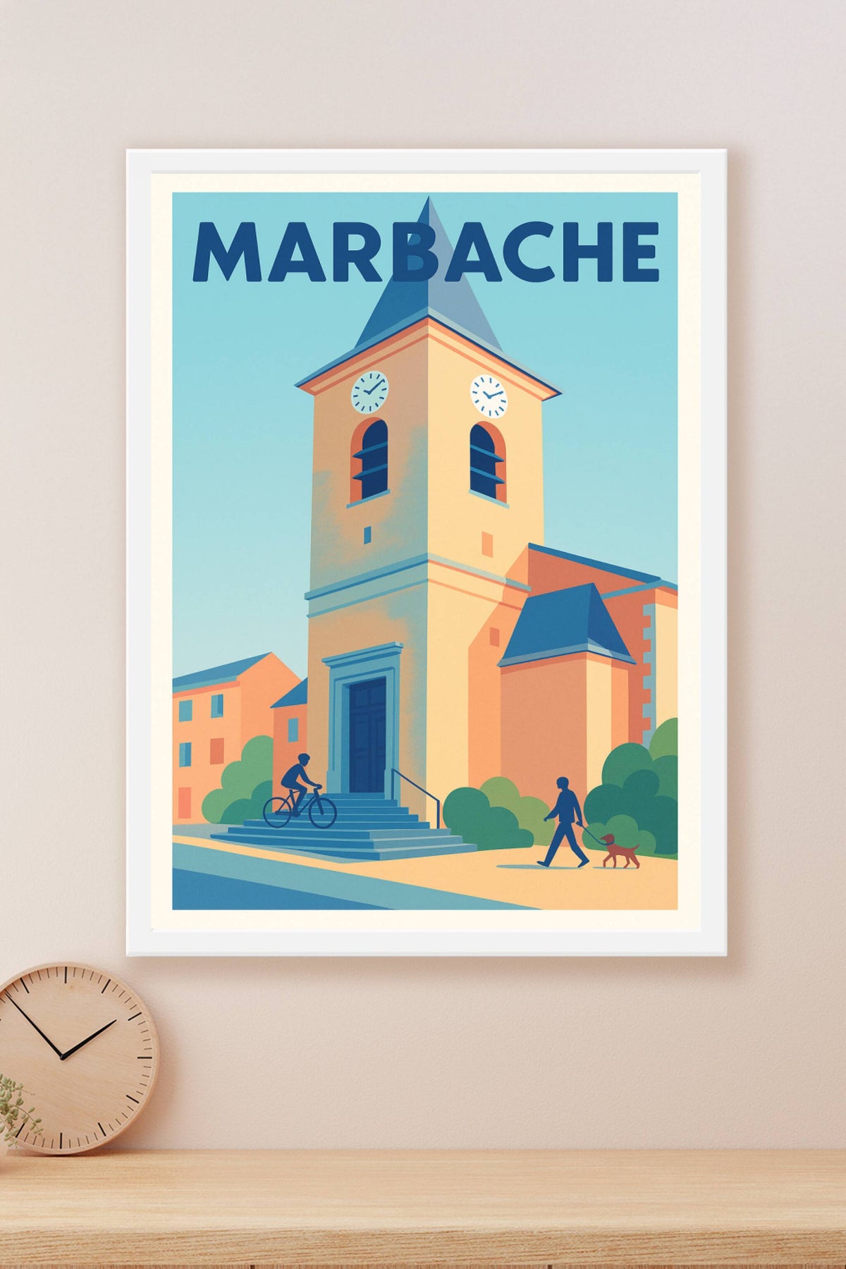 Affiche de Marbache - Tranquillité au cœur de la Lorraine