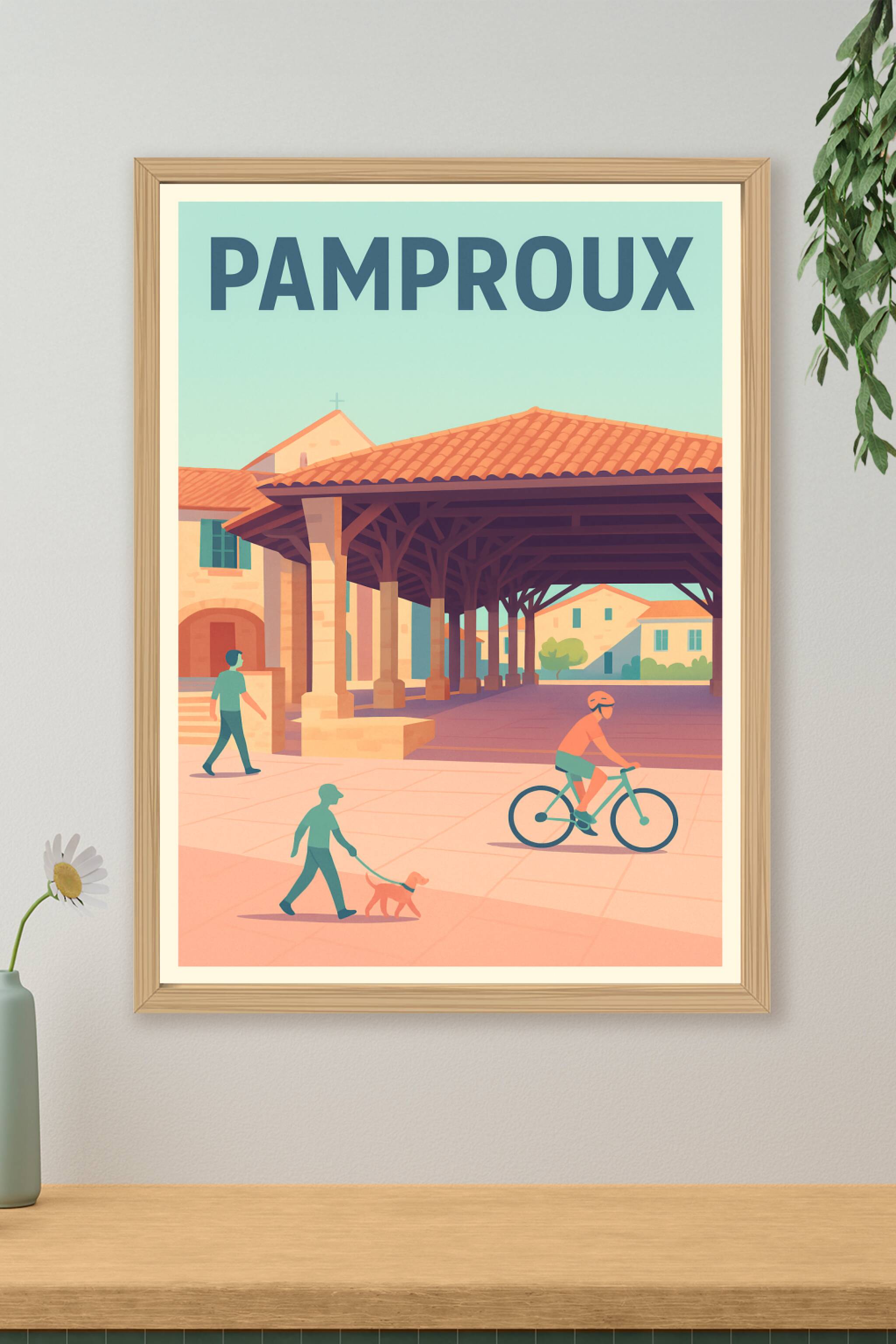 Affiche de Pamproux - L'authenticité d'un village typique en toute simplicité