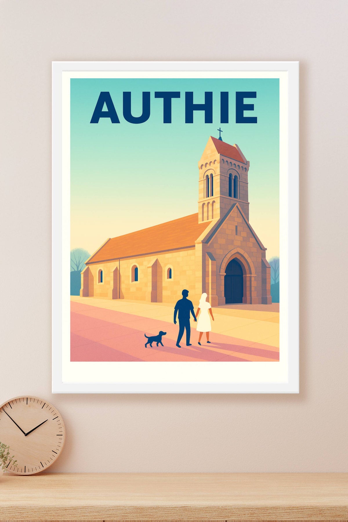 Affiche de Authie - Charme tranquille et architecture intemporelle