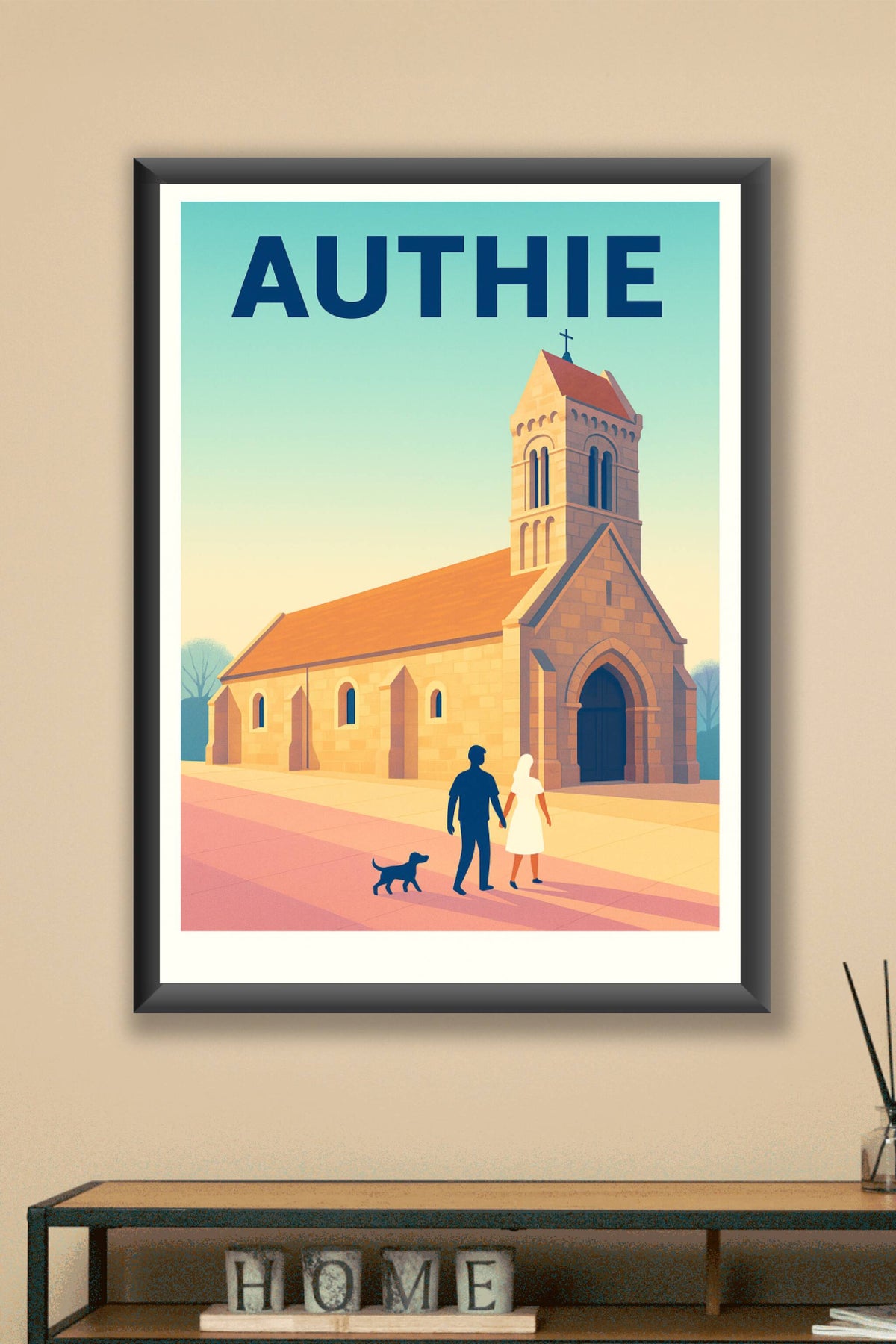 Affiche de Authie - Charme tranquille et architecture intemporelle