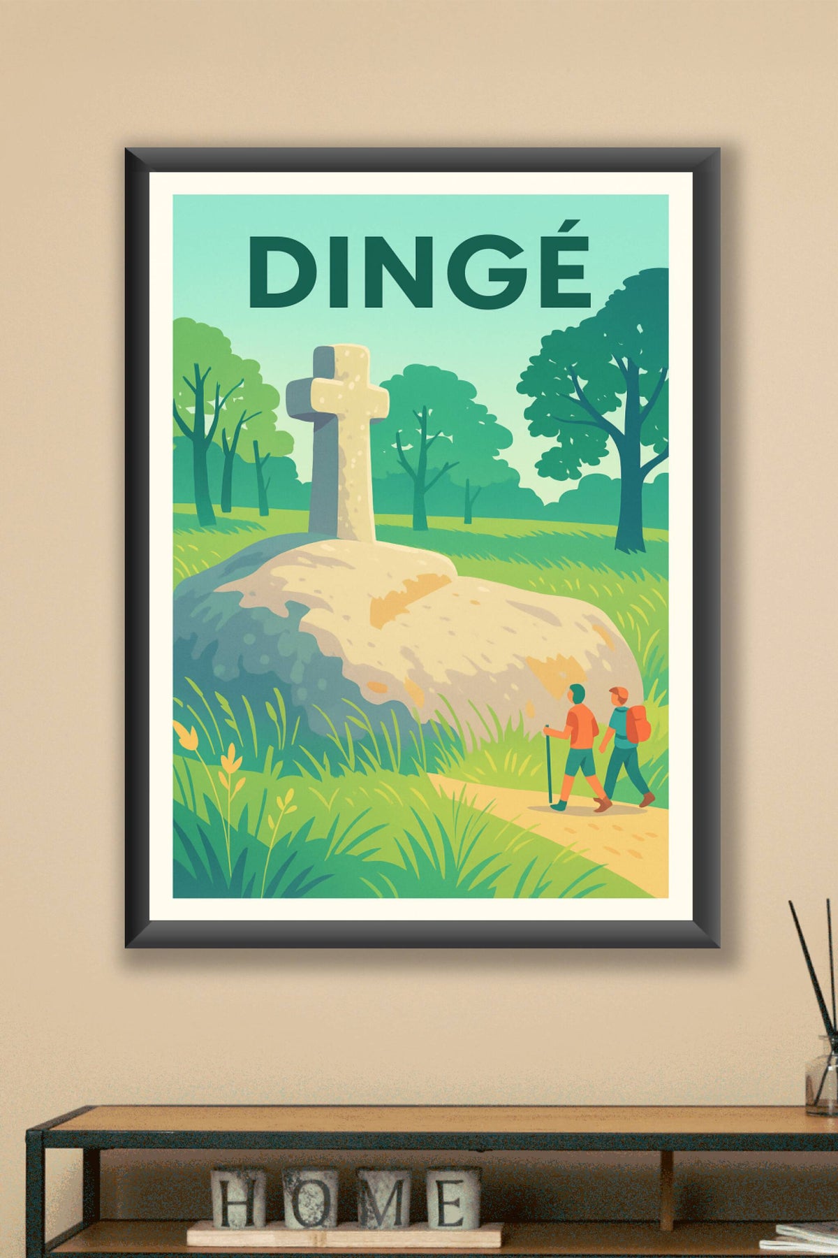 Affiche de Dingé - Escapade nature et patrimoine