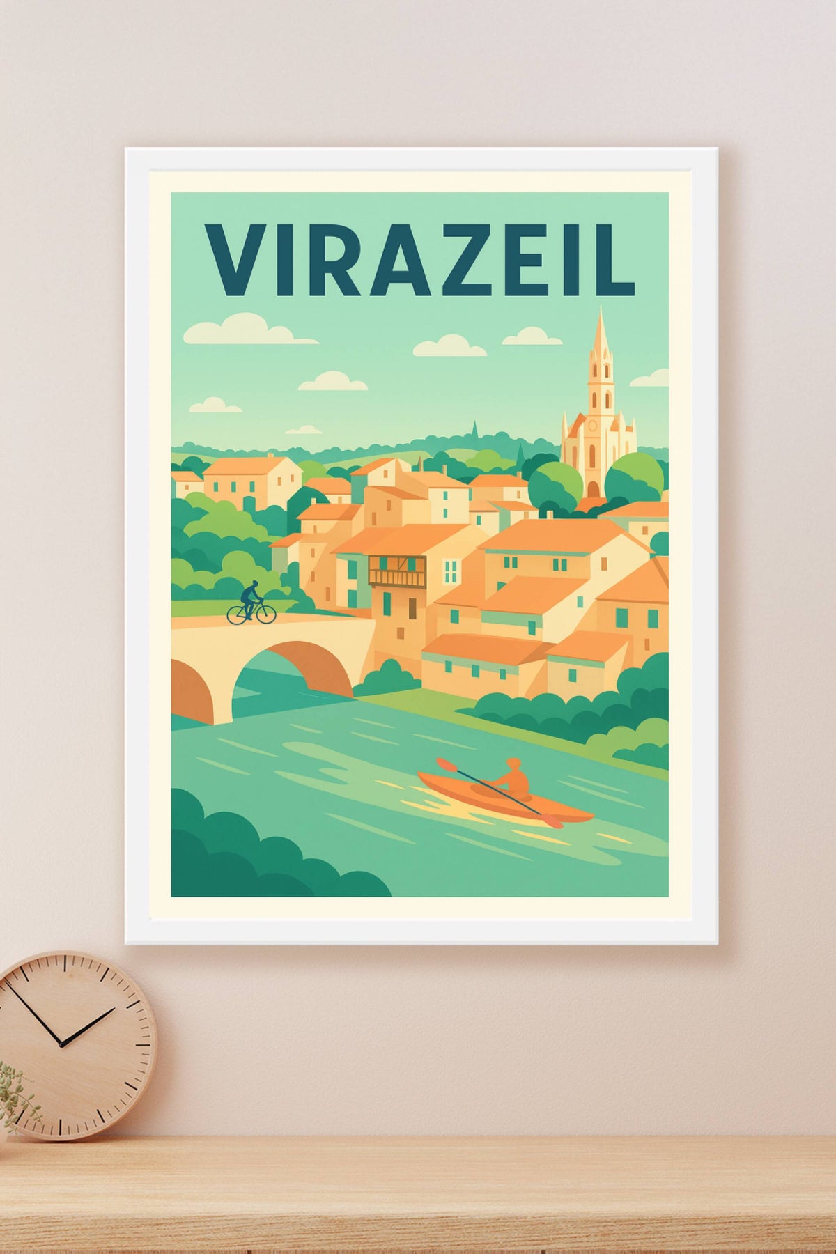 Affiche de Virazeil - Charme et sérénité au fil de l'eau
