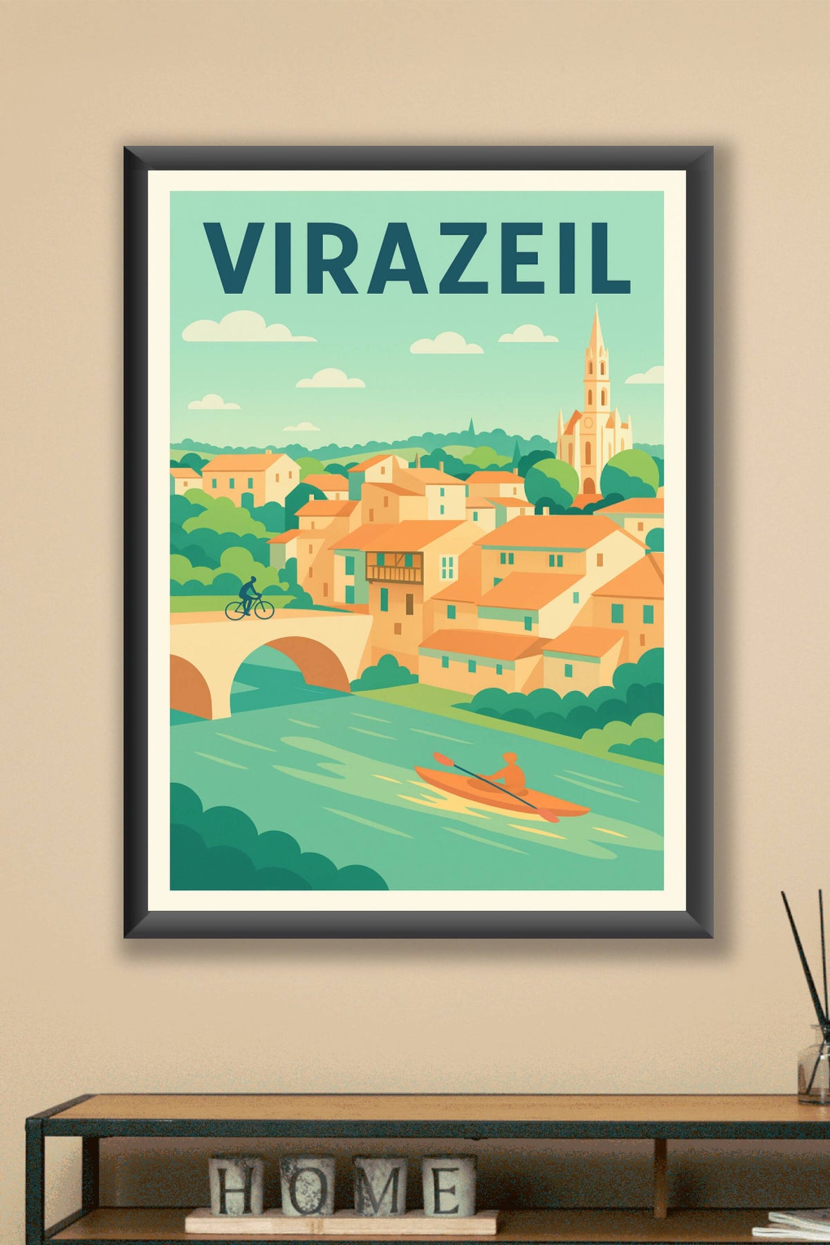 Affiche de Virazeil - Charme et sérénité au fil de l'eau