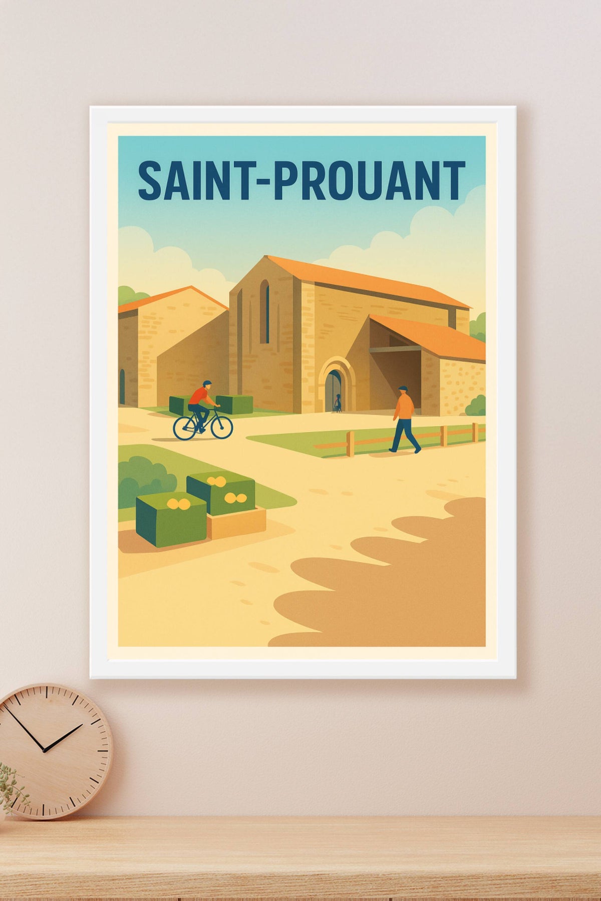 Affiche de Saint-Prouant - Charme paisible du patrimoine local