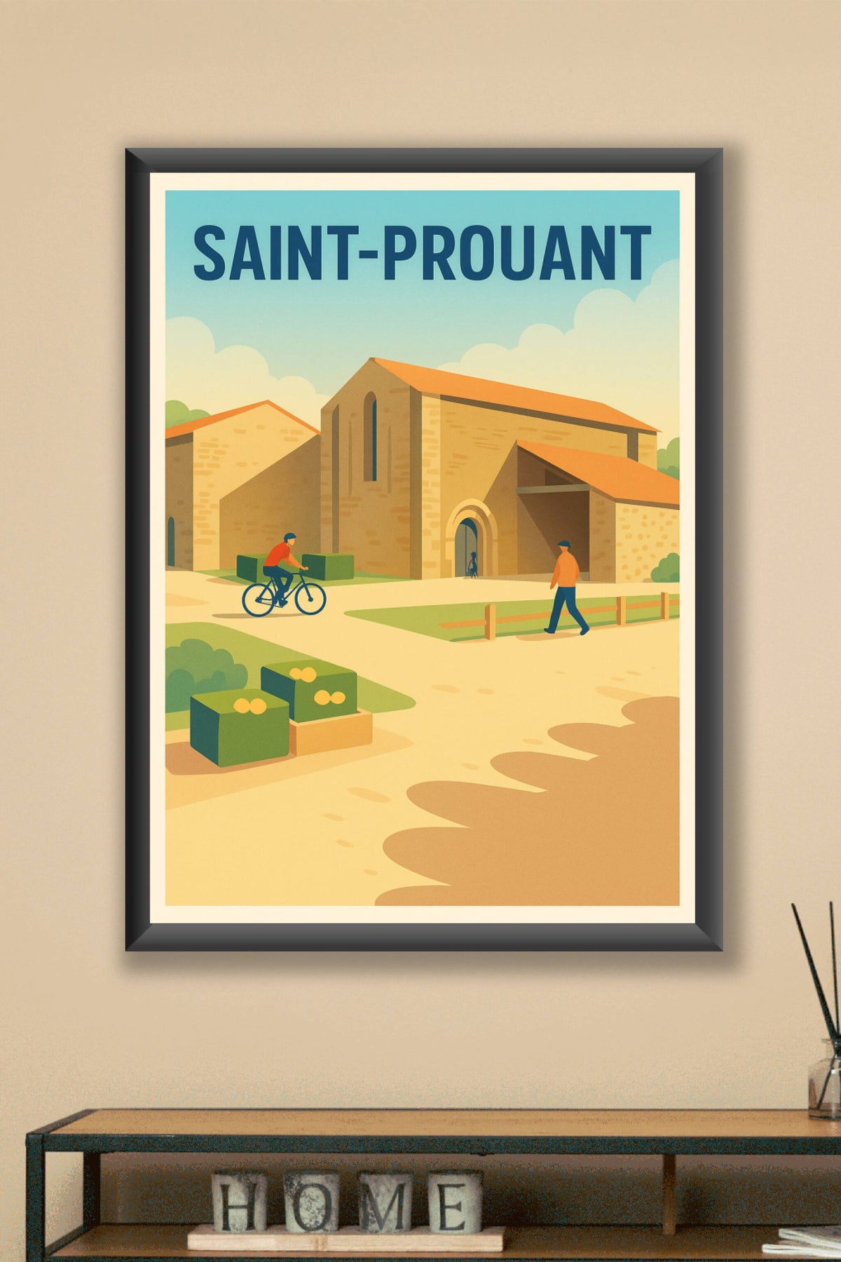 Affiche de Saint-Prouant - Charme paisible du patrimoine local