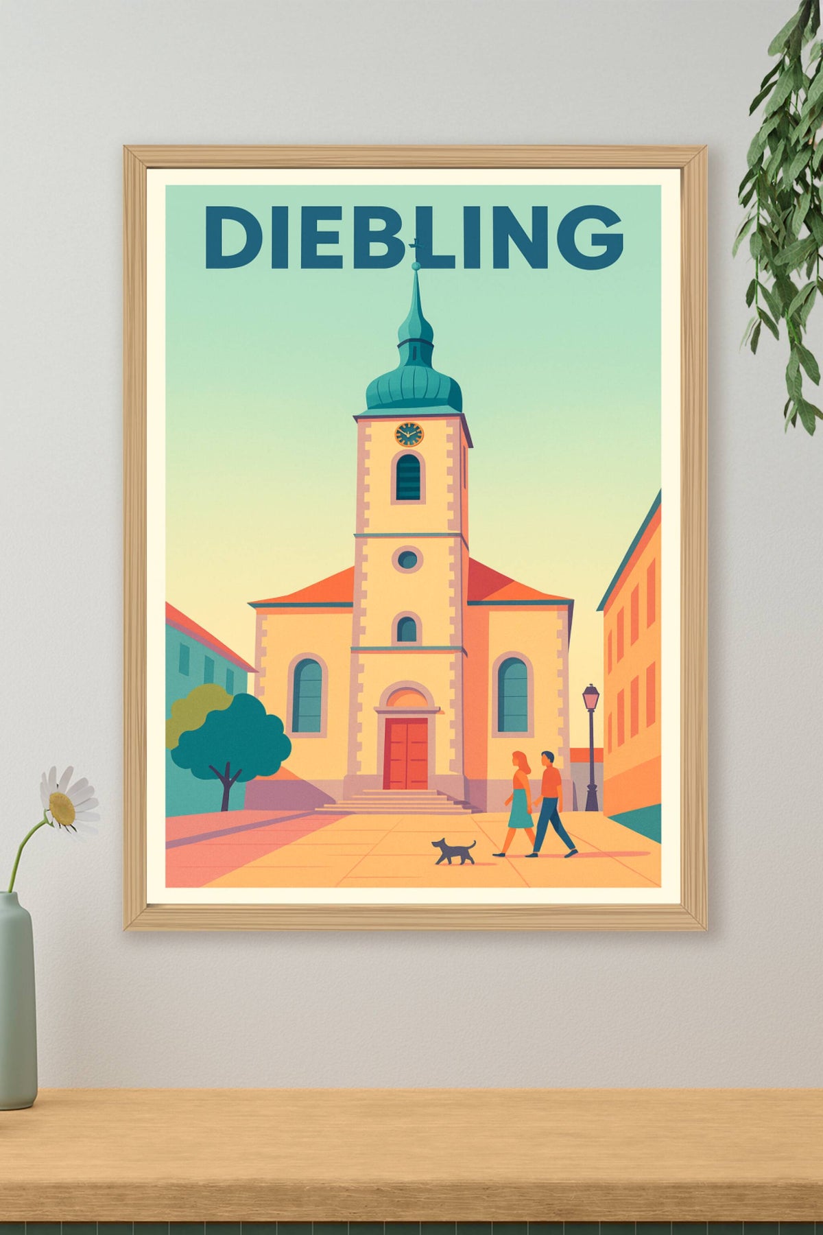 Affiche de Diebling - Charme et sérénité au cœur de la ville