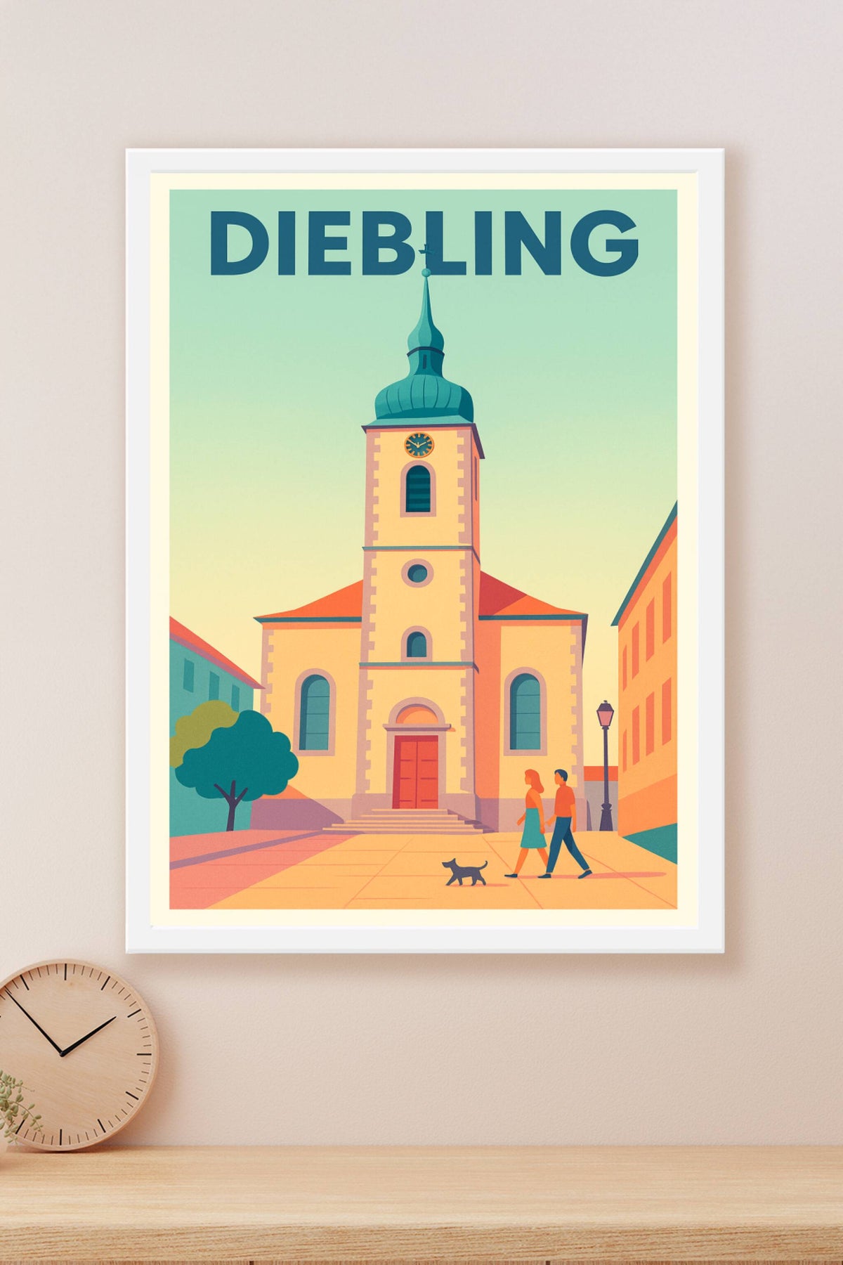 Affiche de Diebling - Charme et sérénité au cœur de la ville