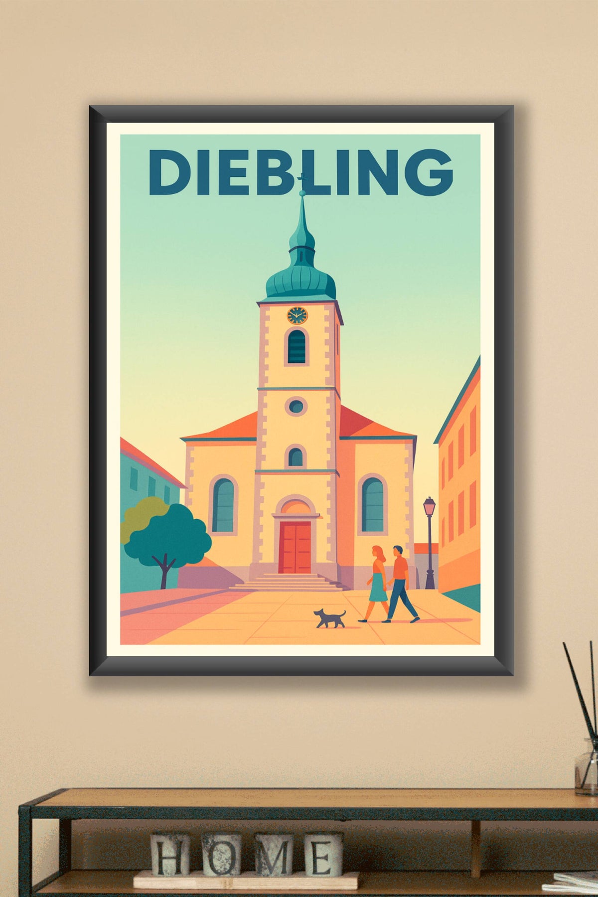 Affiche de Diebling - Charme et sérénité au cœur de la ville
