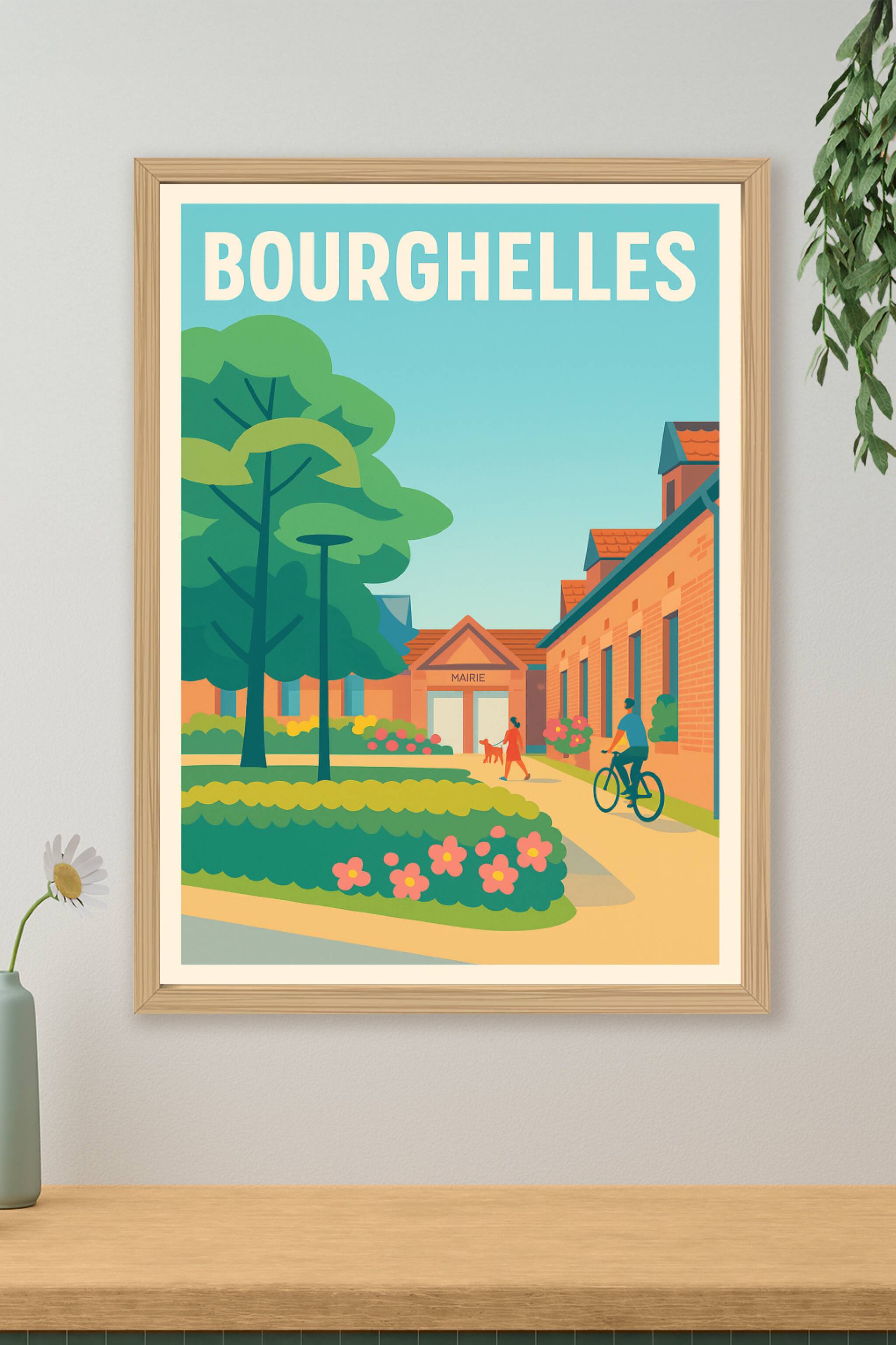 Affiche de Bourghelles - Charme et Sérénité au Cœur du Village