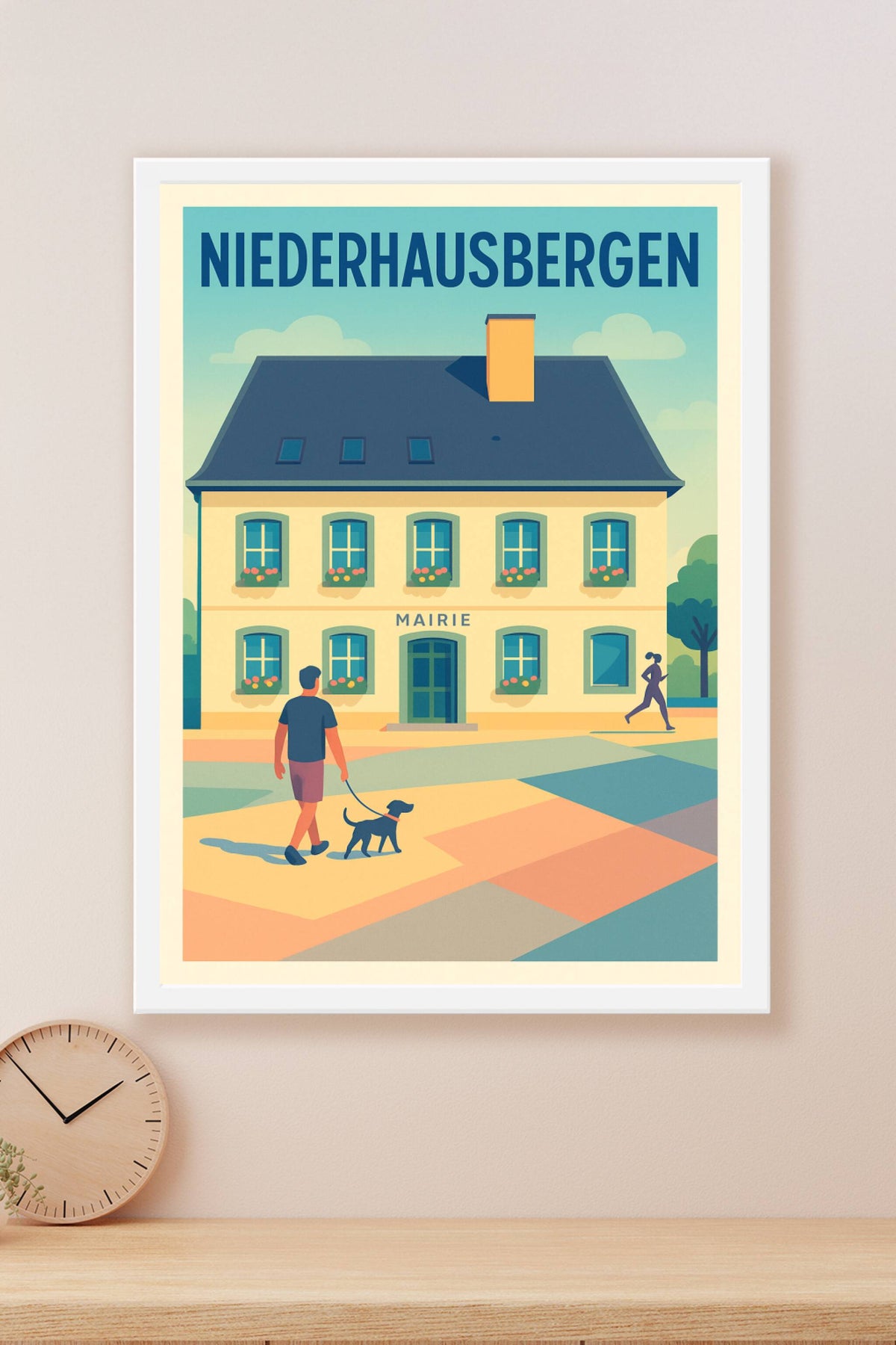 Affiche de Niederhausbergen - Charme et simplicité au cœur de la commune