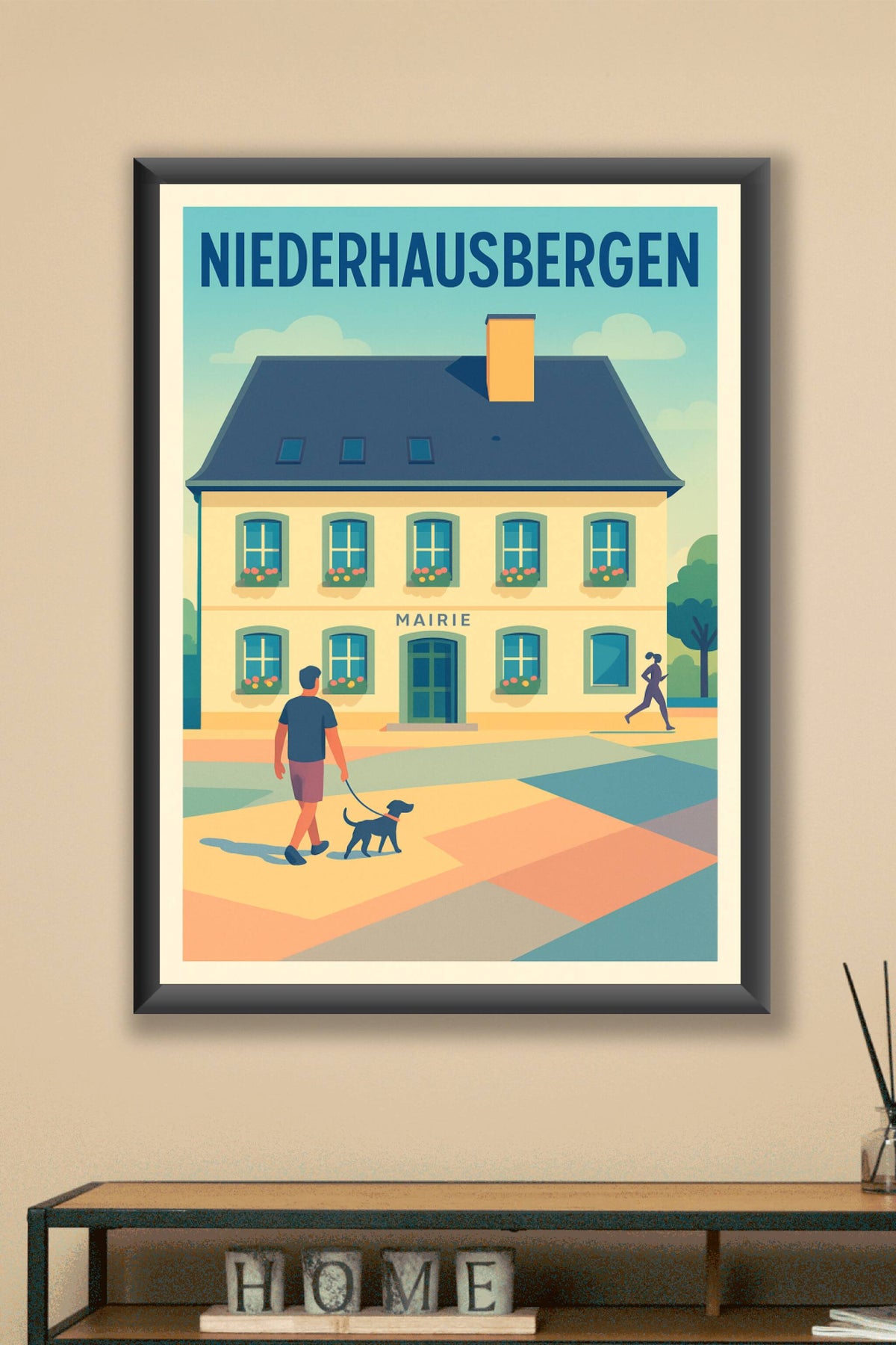 Affiche de Niederhausbergen - Charme et simplicité au cœur de la commune