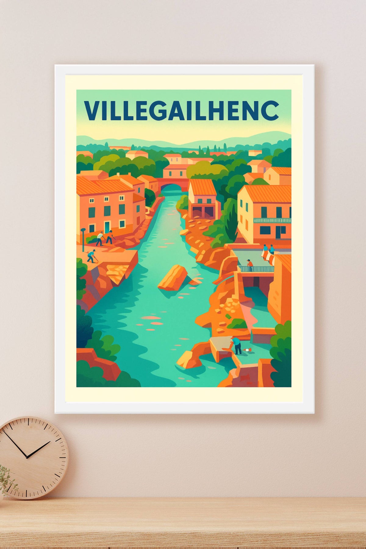 Affiche de Villegailhenc - Charme et sérénité au fil de l'eau
