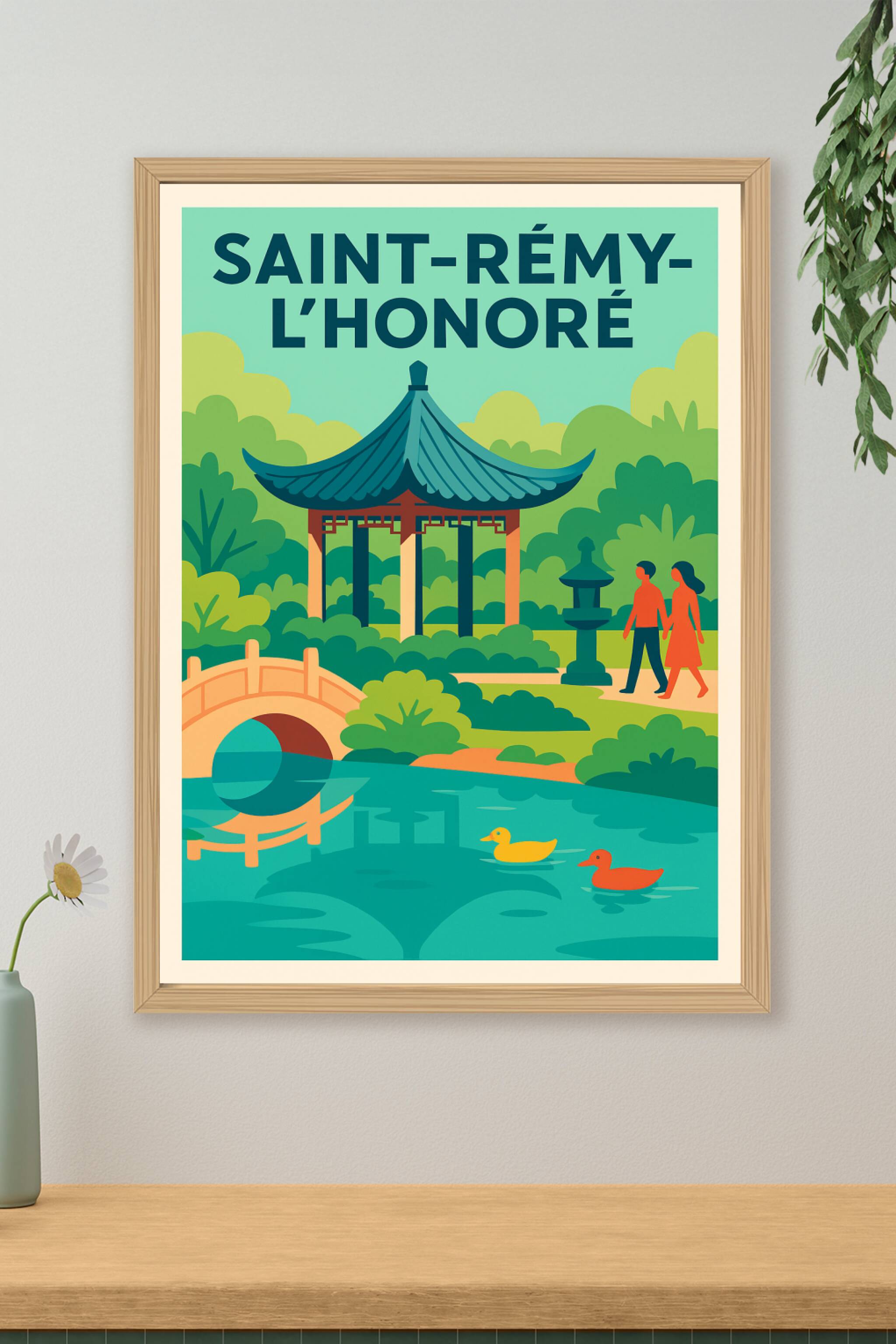 Affiche de Saint-Rémy-l'Honoré - Havre de sérénité et nature