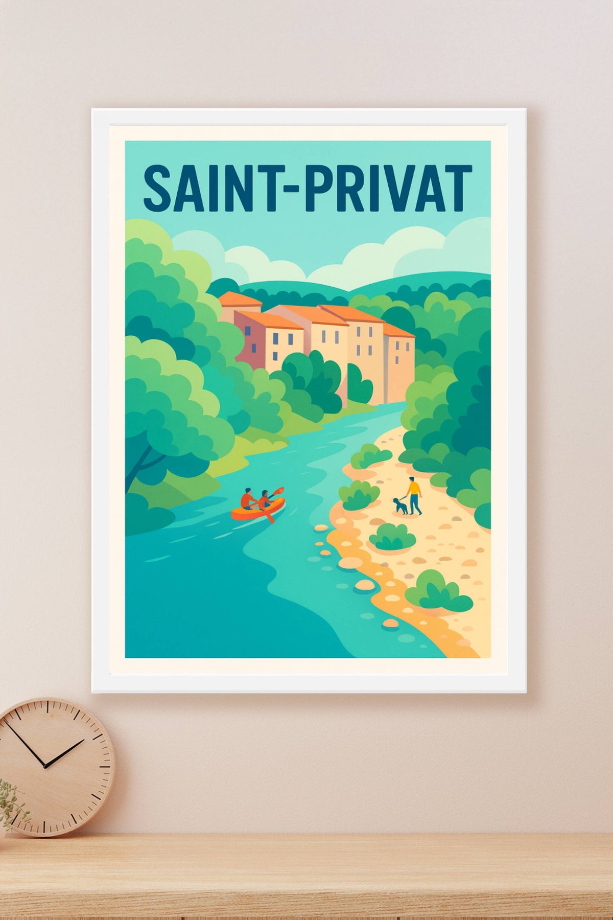 Affiche de Saint-Privat - L'évasion au bord de l'eau