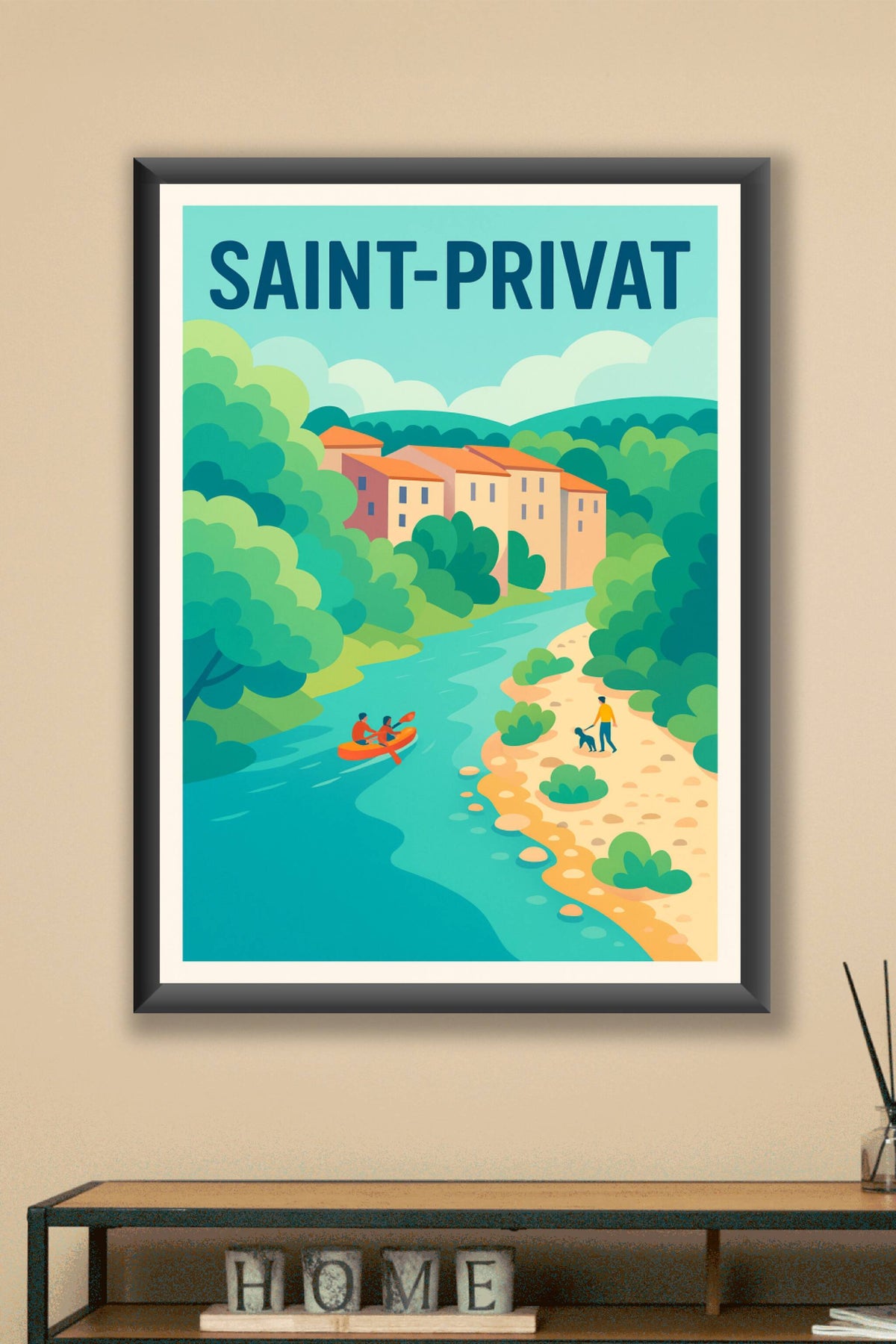 Affiche de Saint-Privat - L'évasion au bord de l'eau