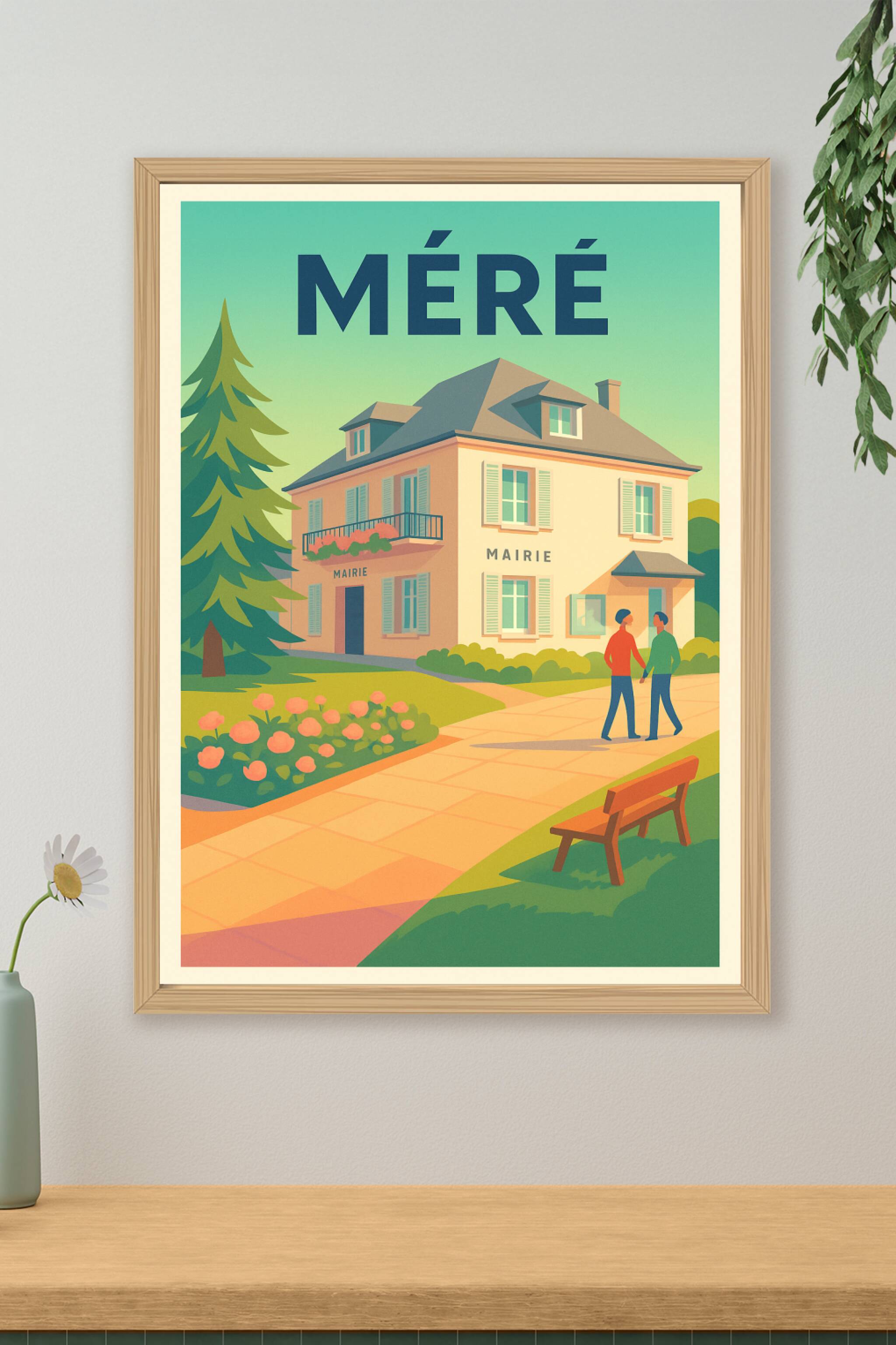 Affiche de Méré - Charme et sérénité au cœur du village