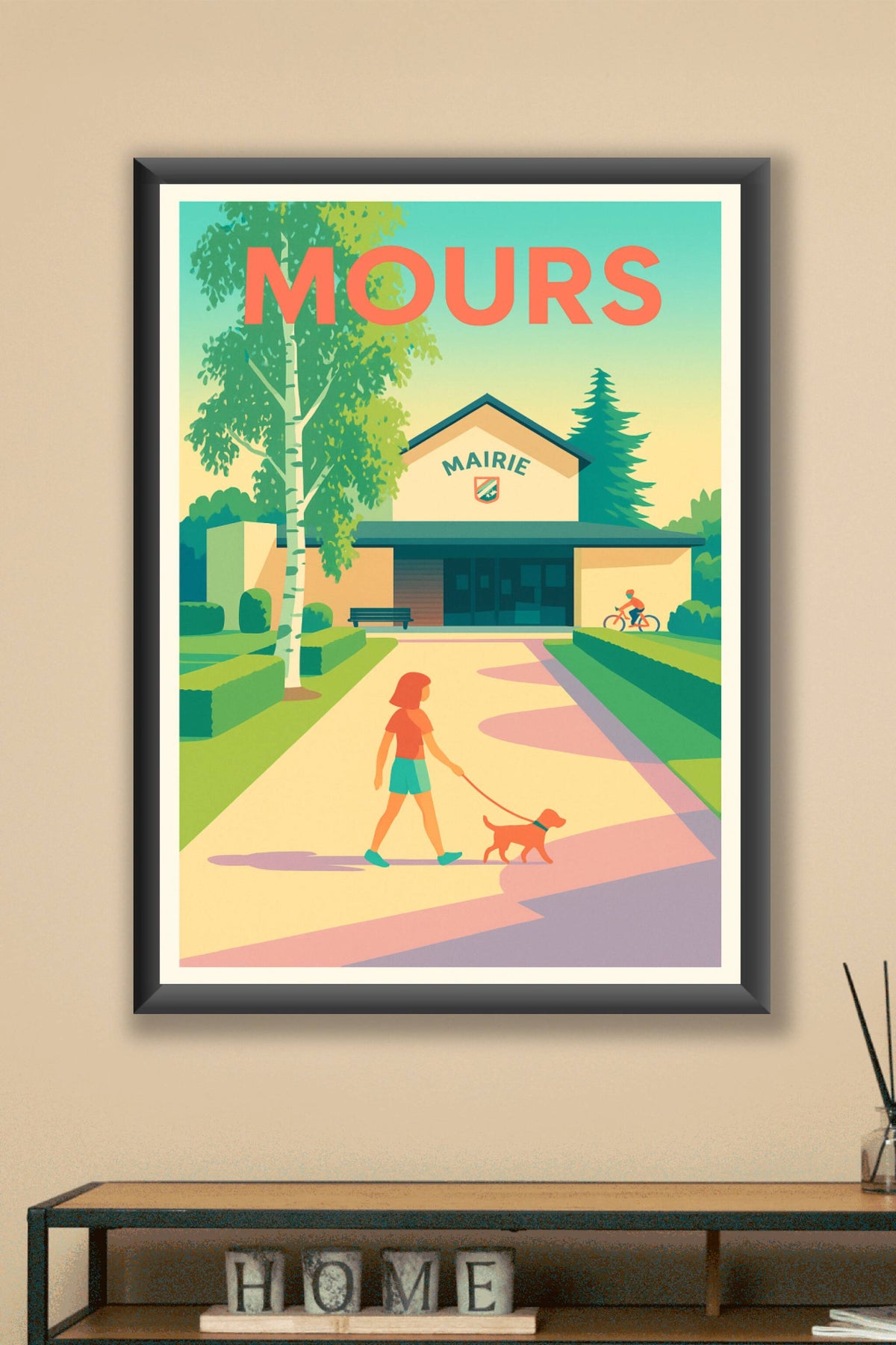 Affiche de Mours - Tranquillité et nature au cœur du village