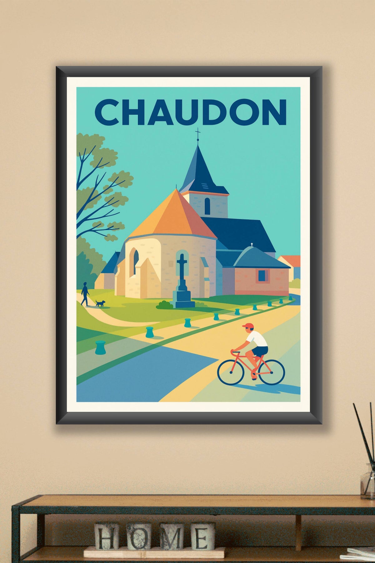 Affiche de Chaudon - Un coin paisible au cœur de la campagne
