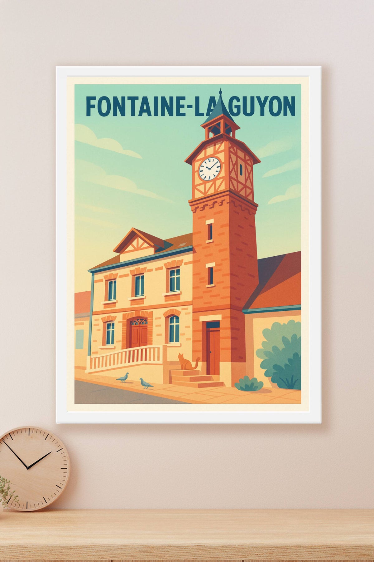 Affiche de Fontaine-la-Guyon - Charme et Sérénité au Cœur du Village