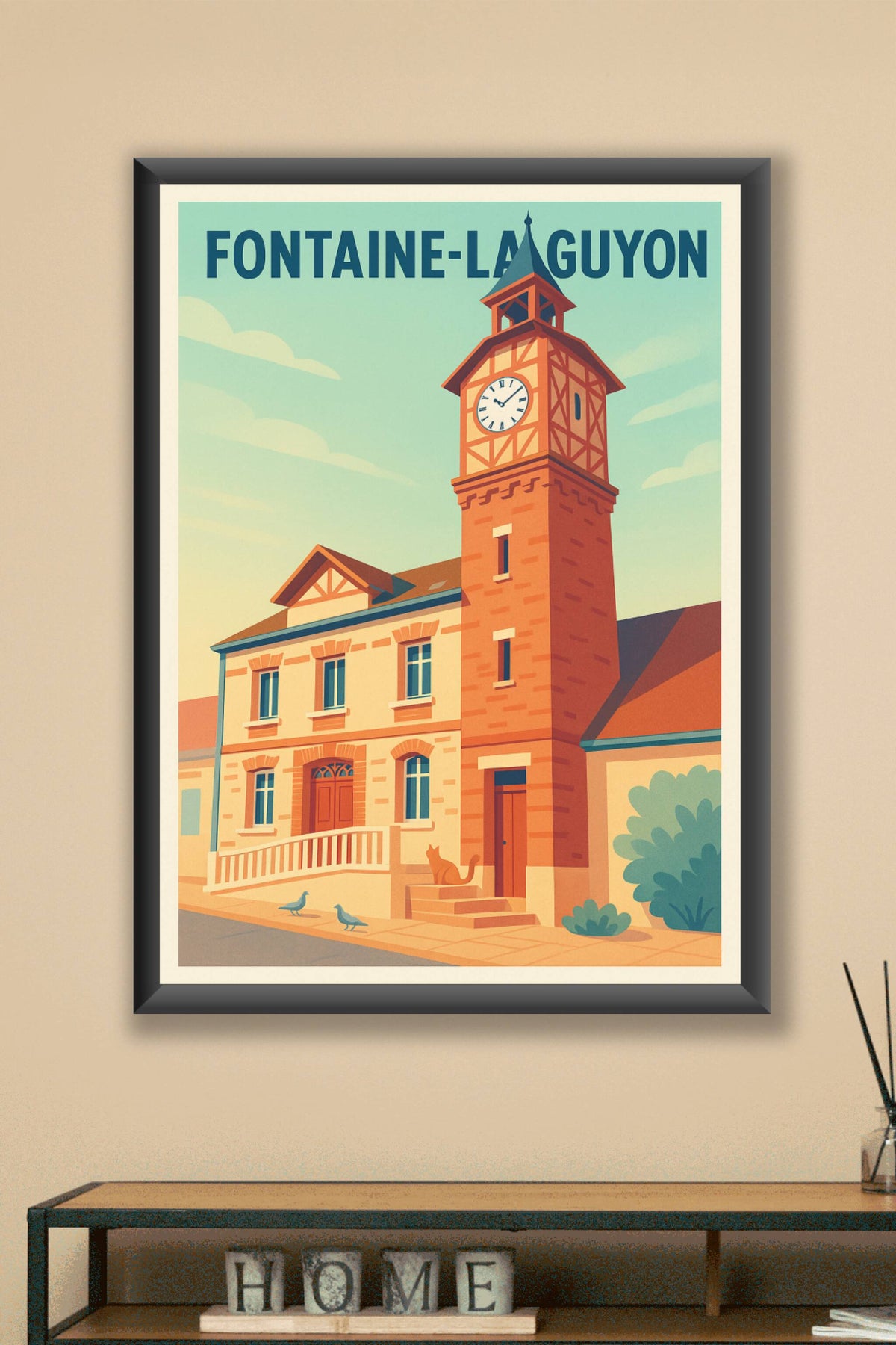 Affiche de Fontaine-la-Guyon - Charme et Sérénité au Cœur du Village