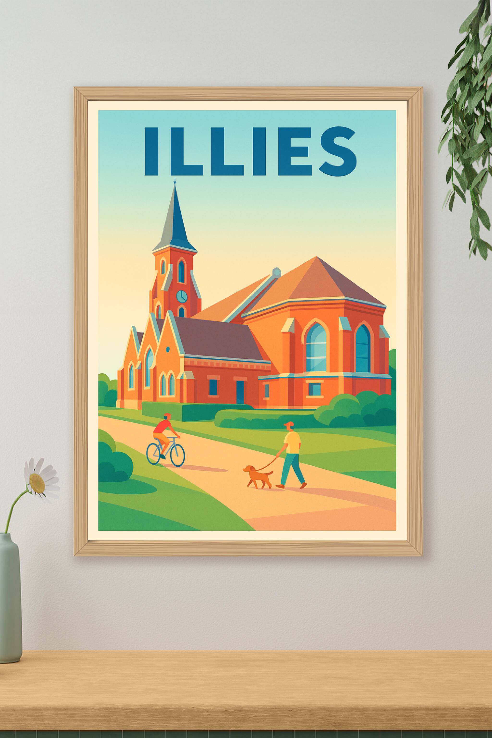 Affiche de Illies - Charme et sérénité au cœur de la nature