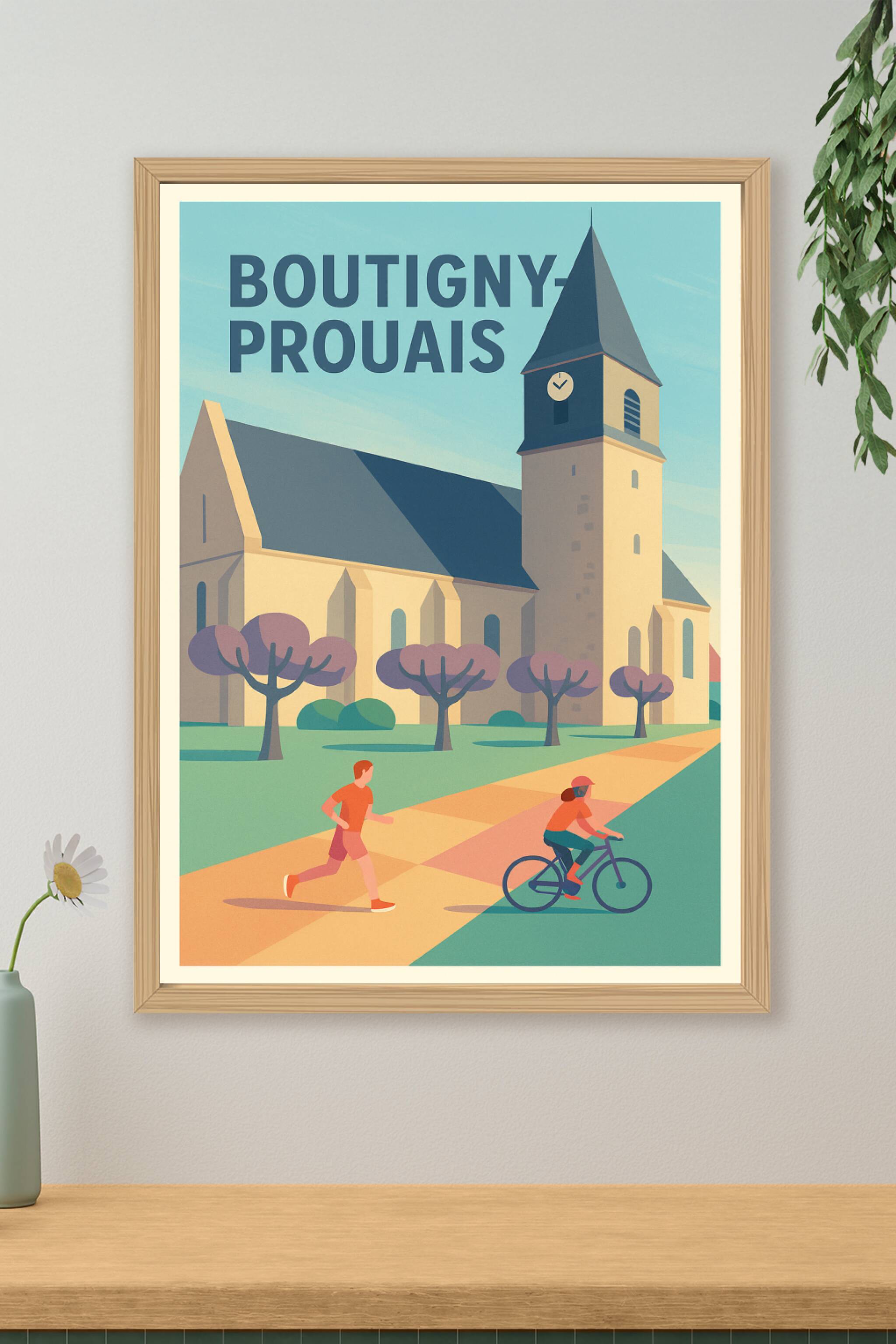 Affiche de Boutigny-Prouais - Charme paisible et patrimoine local