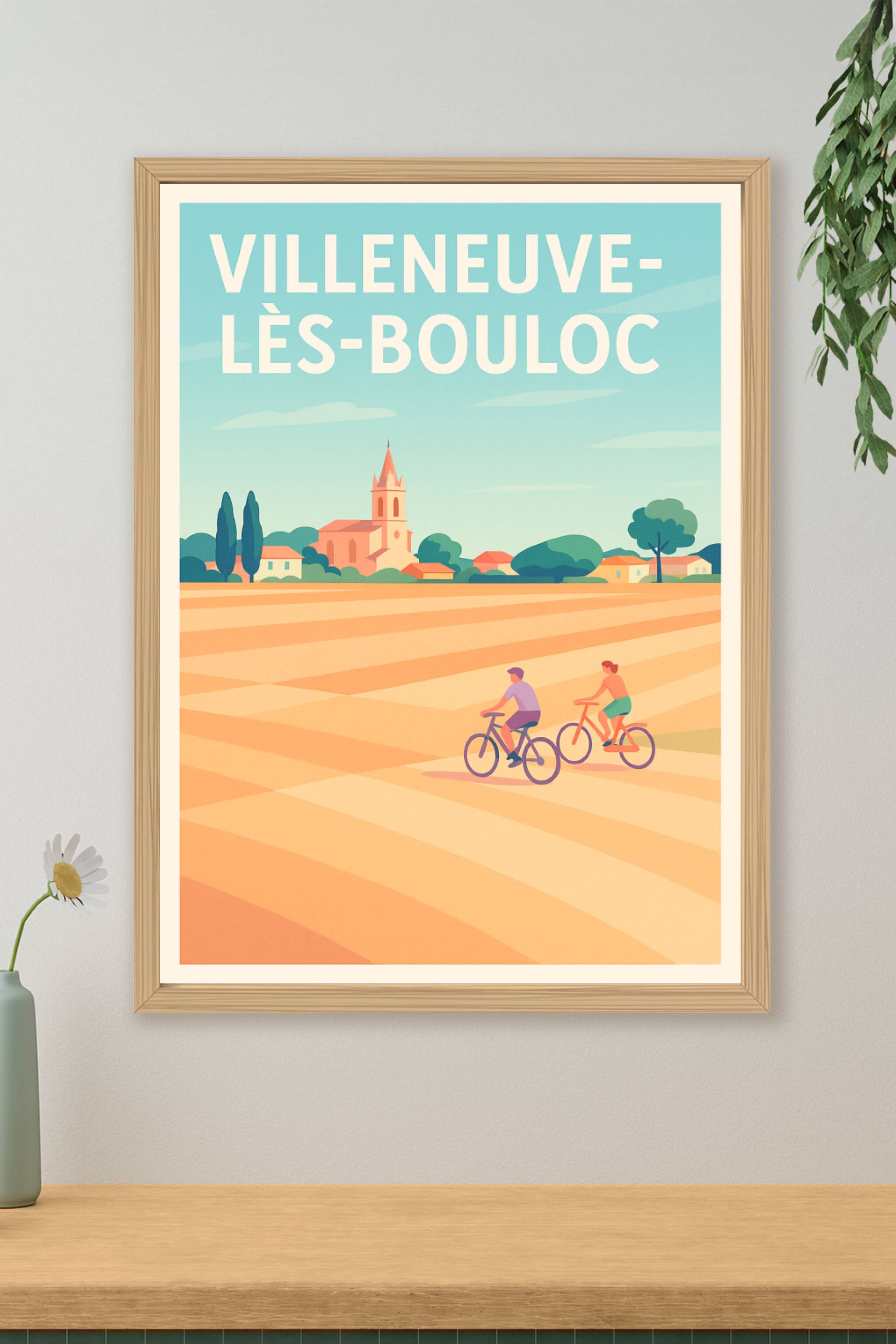 Affiche de Villeneuve-lès-Bouloc - Balade champêtre à vélo