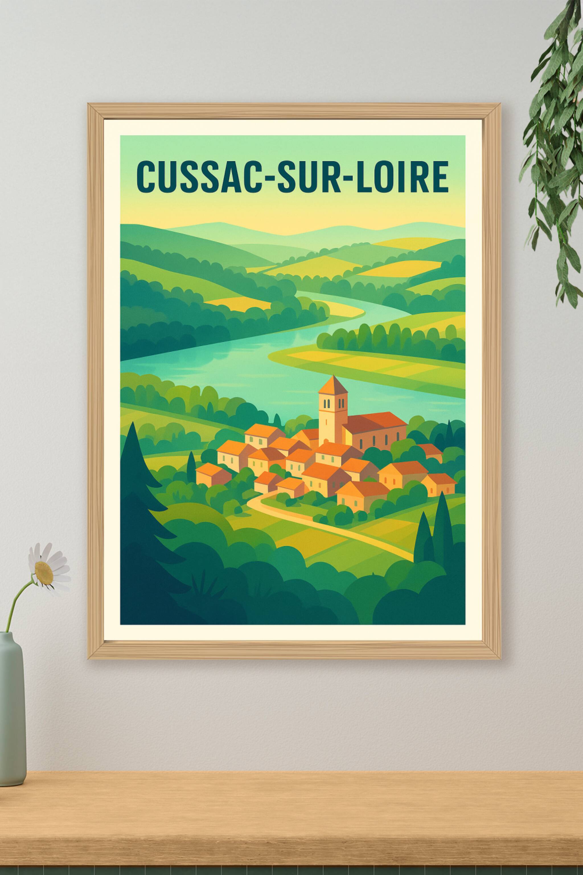 Affiche de Cussac-sur-Loire - L'évasion paisible au cœur de la nature