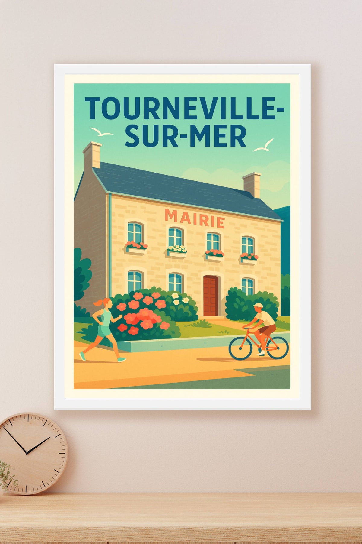 Affiche de Tourneville-sur-Mer - Charme et tranquillité au cœur de la mairie