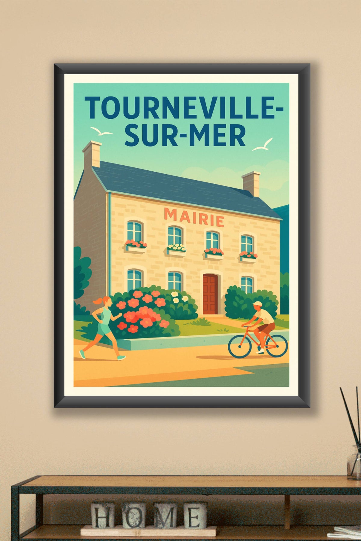 Affiche de Tourneville-sur-Mer - Charme et tranquillité au cœur de la mairie