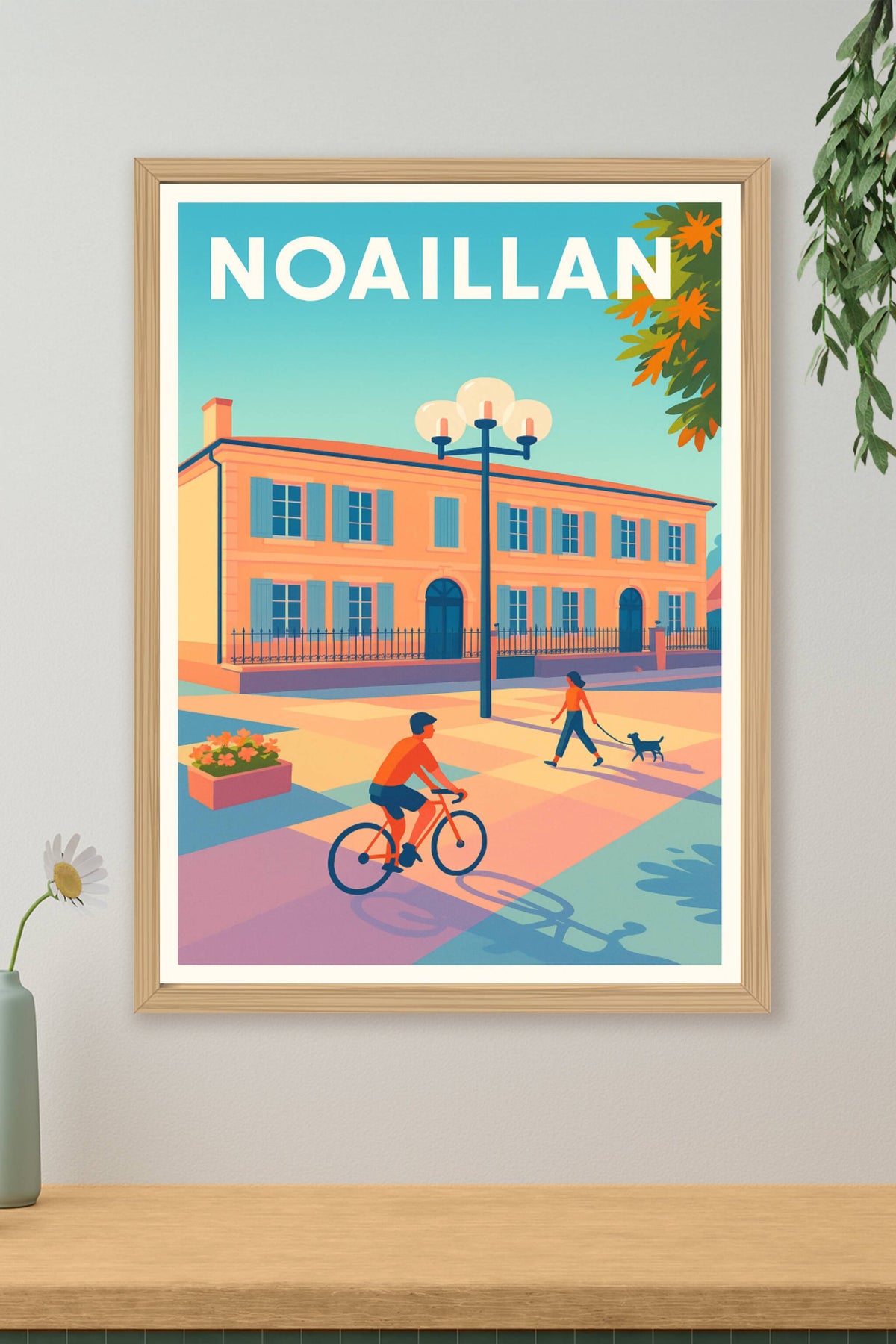 Affiche de Noaillan - Tranquillité et charme au cœur du village