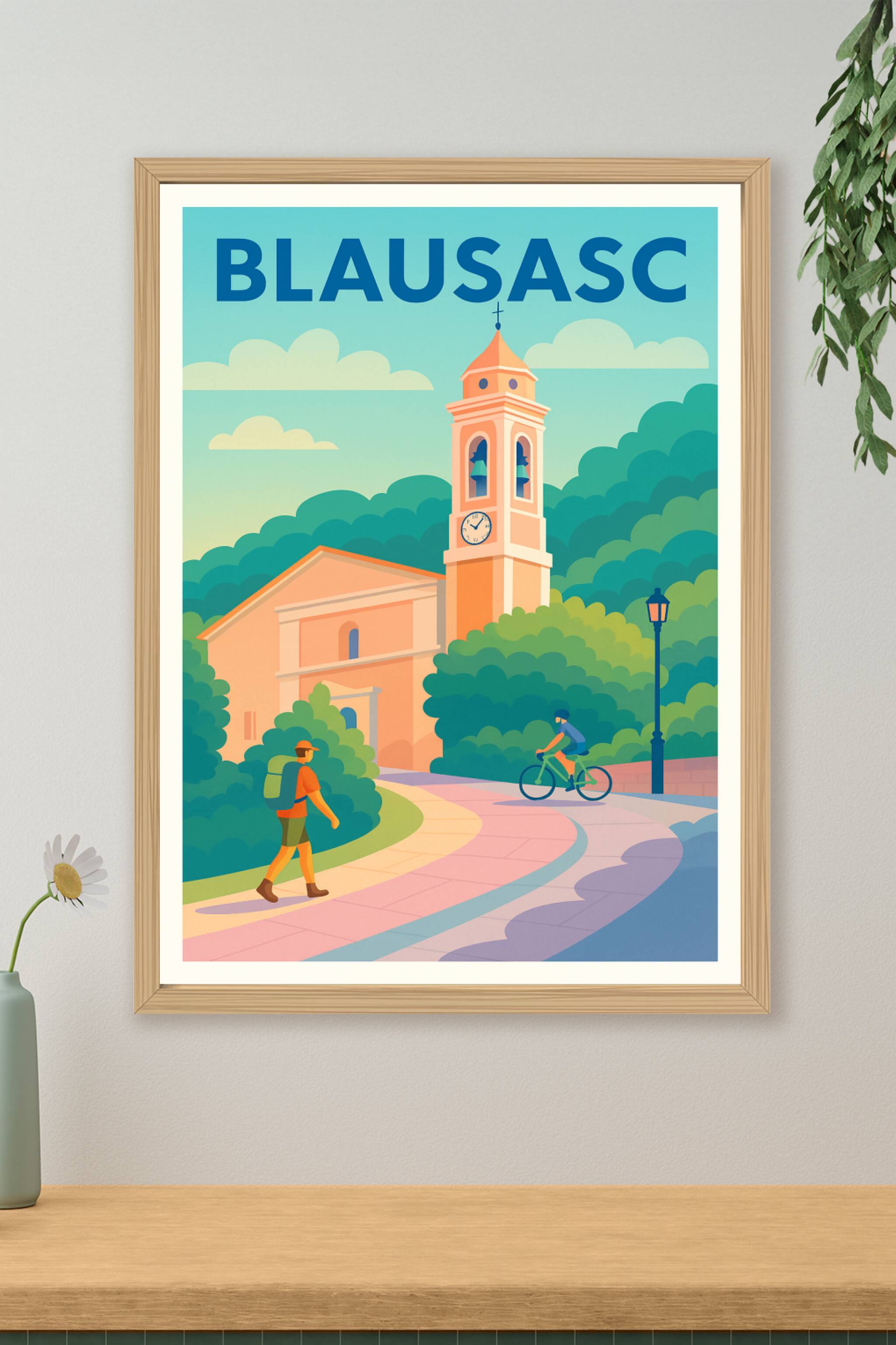 Affiche de Blausasc - Charme doux au coeur de la Provence